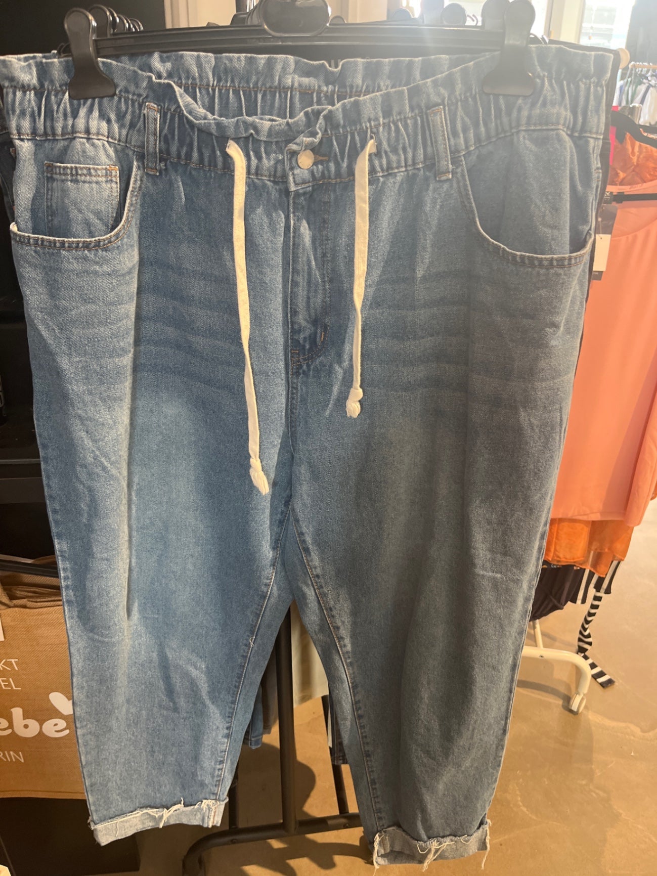 SHEIN Curve Hose Blau Gr.: 4XL