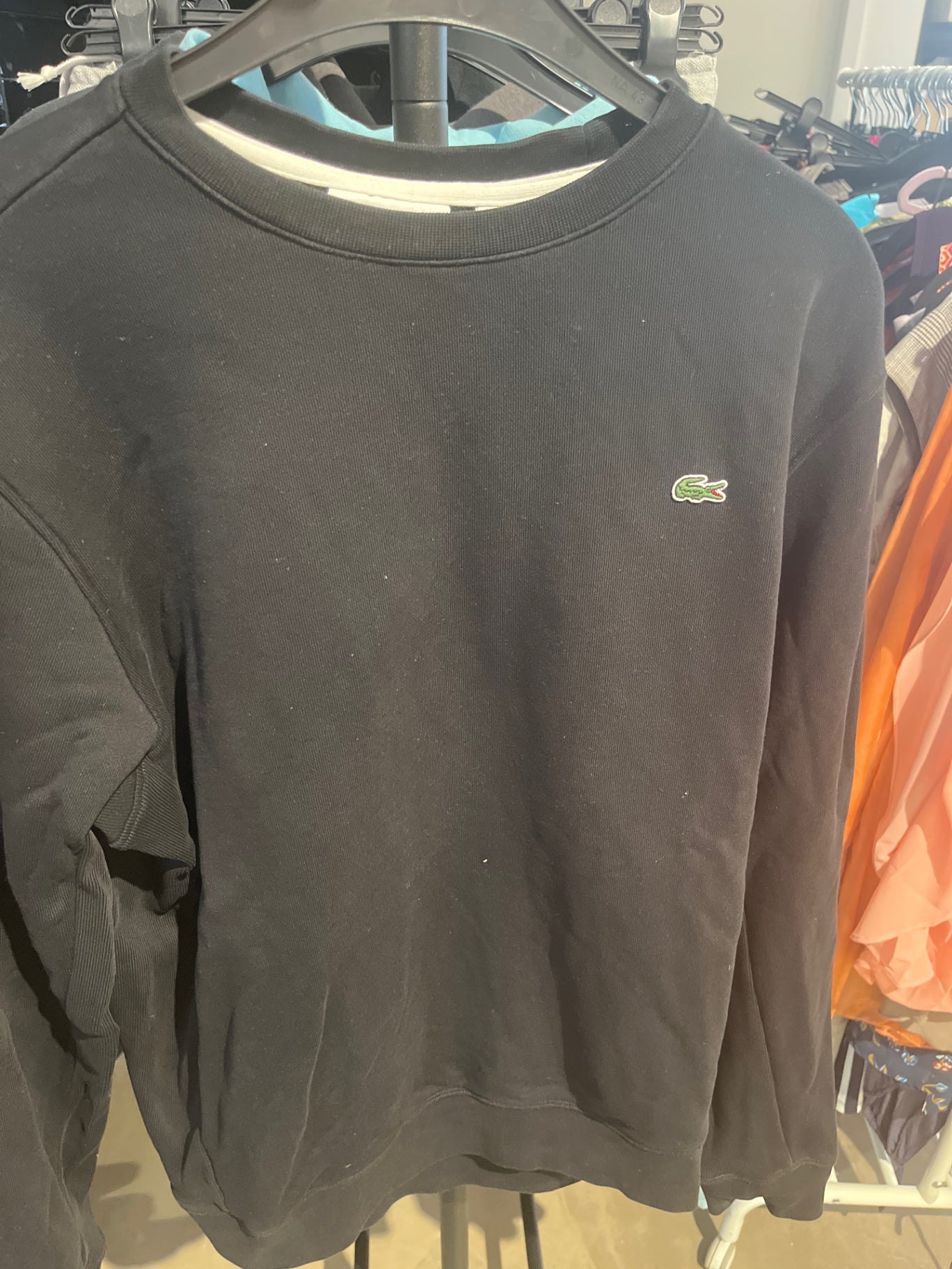 Lacoste Sweatshirt Schwarz Gr.: S