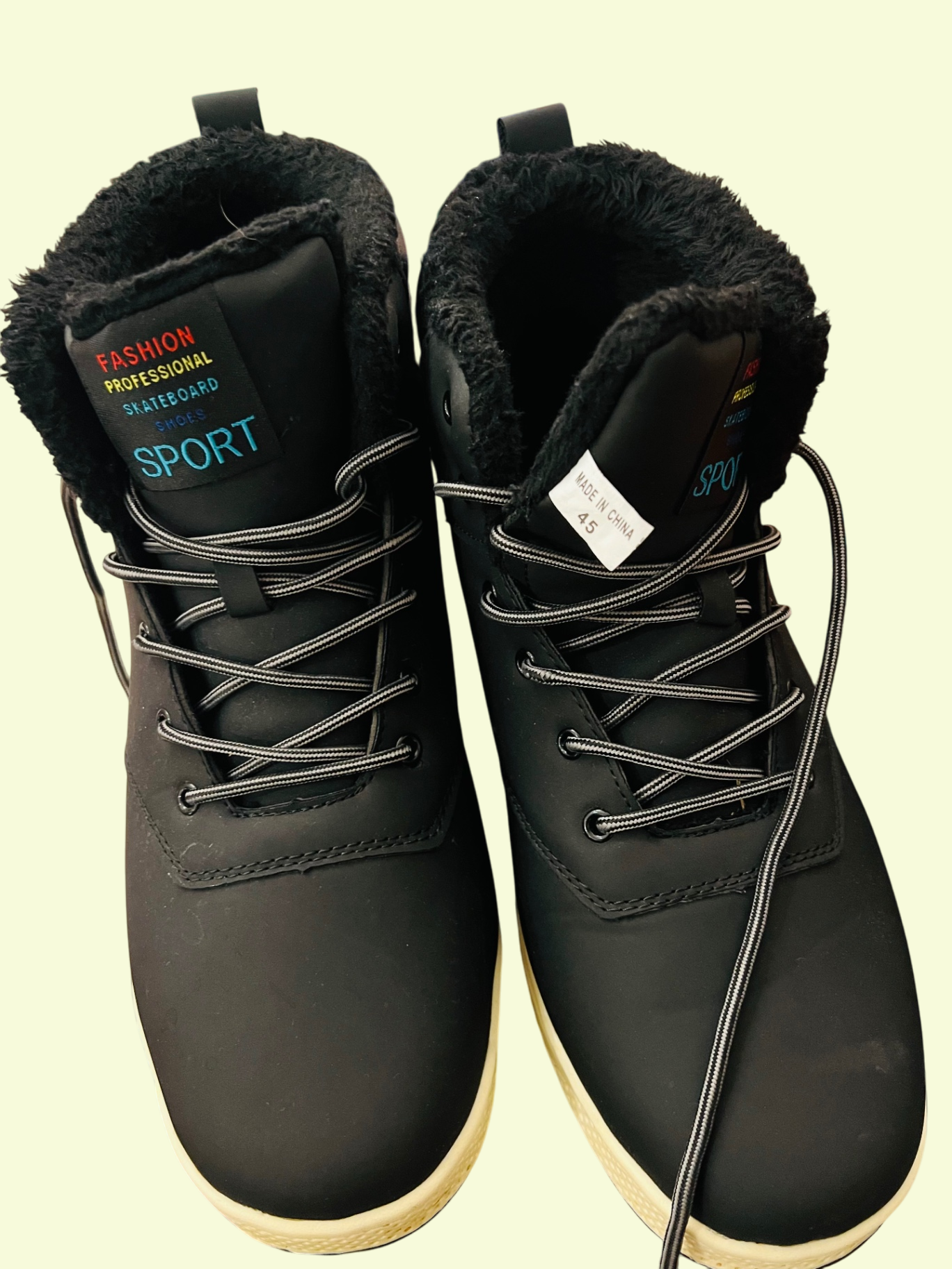 Boots Schwarz Gr.: 45