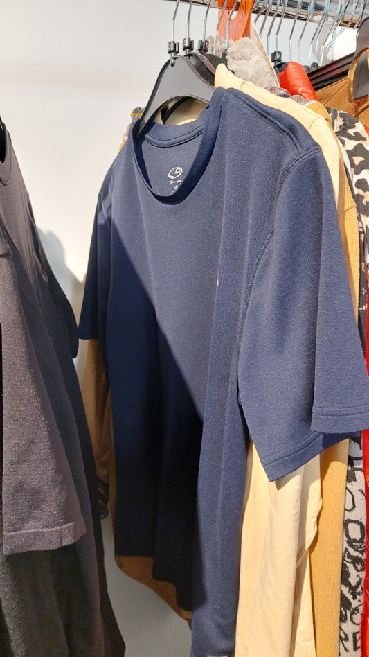 Champion T-Shirt Blau Gr.: S