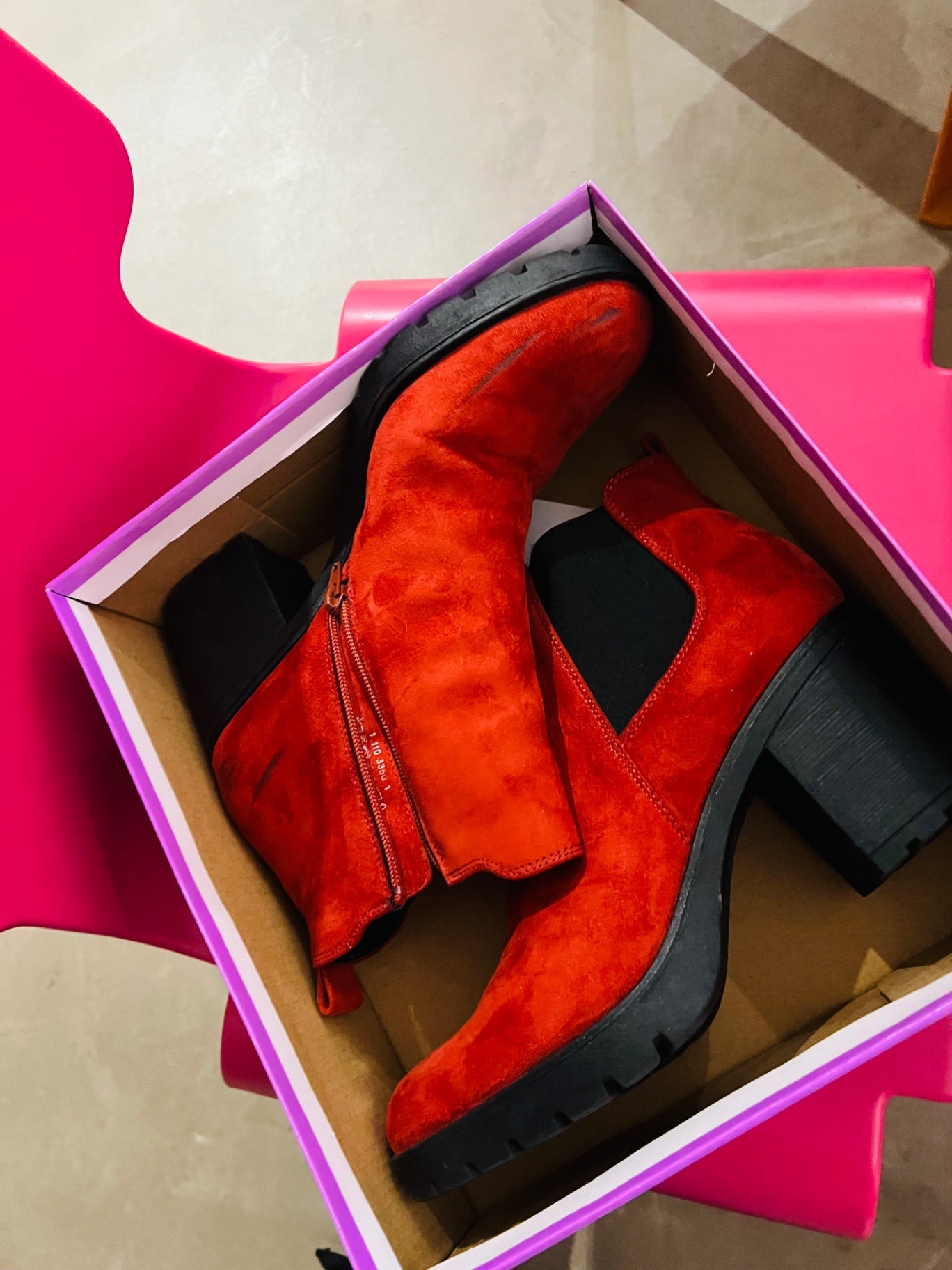 BWARE Stiefel Rot Gr.: 42