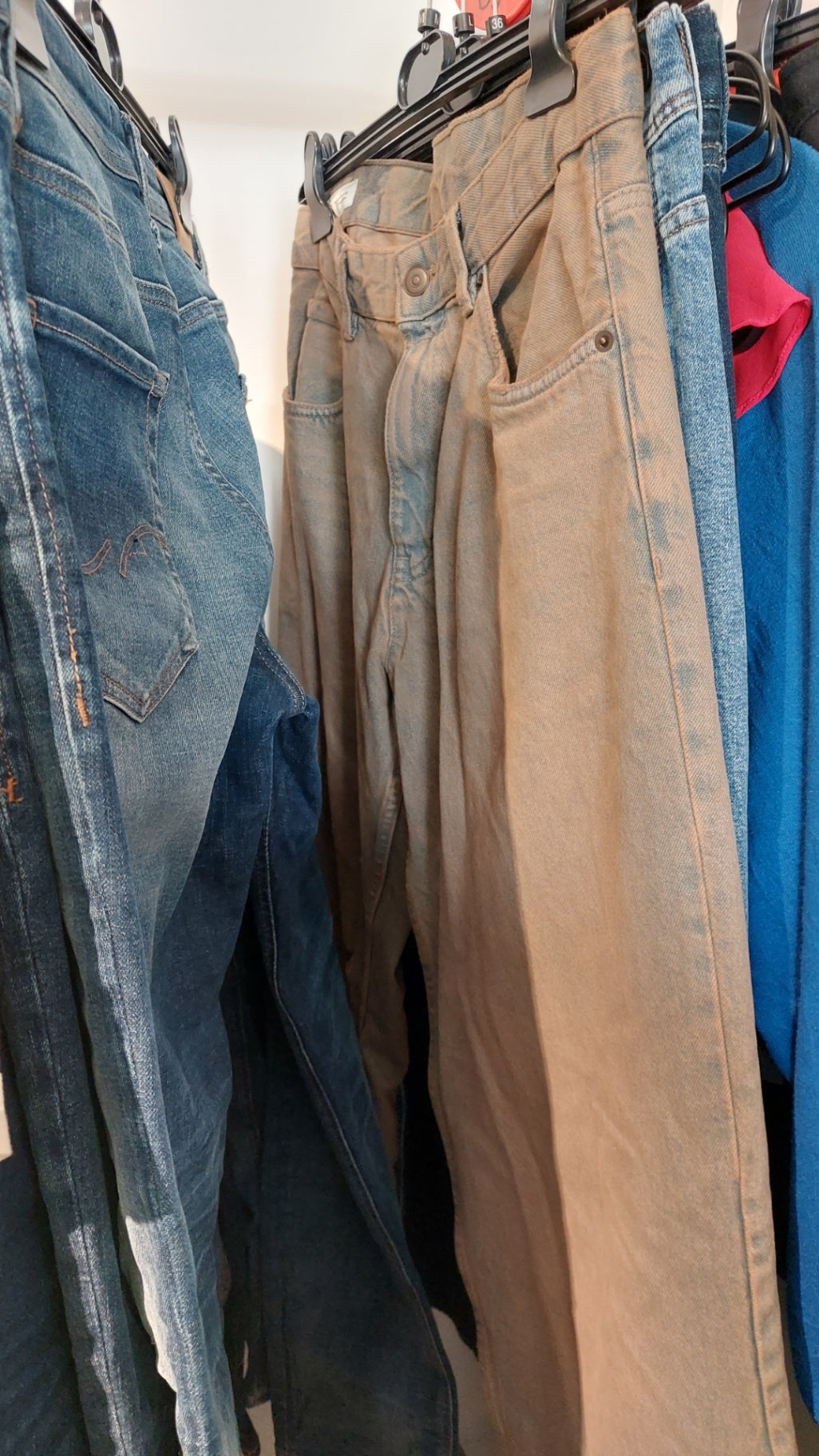 Zara Jeans Braun/Blau Gr.: M / L