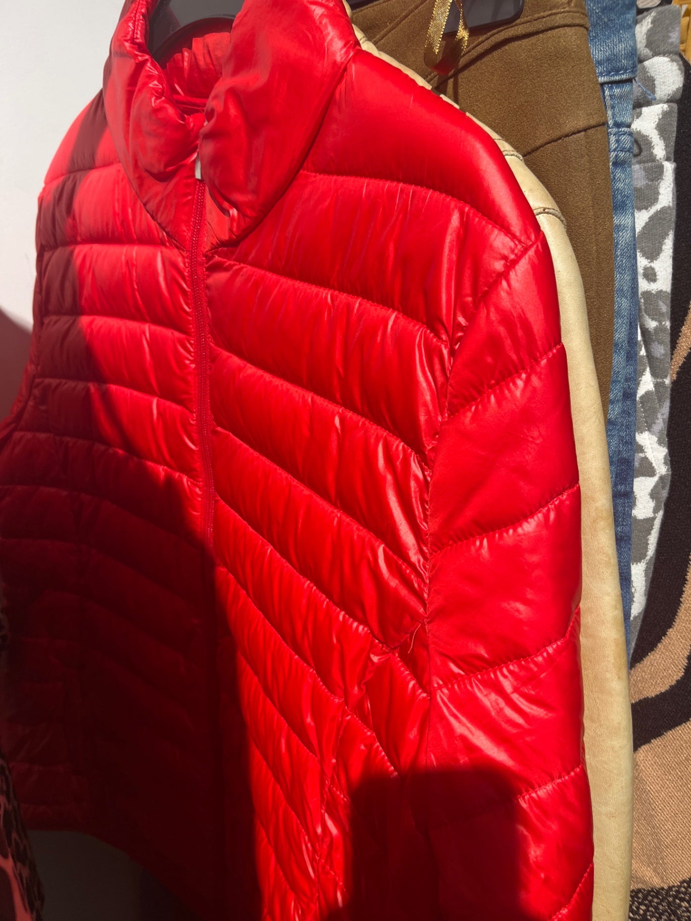 Blue Motion Steppjacke Rot Gr.: L