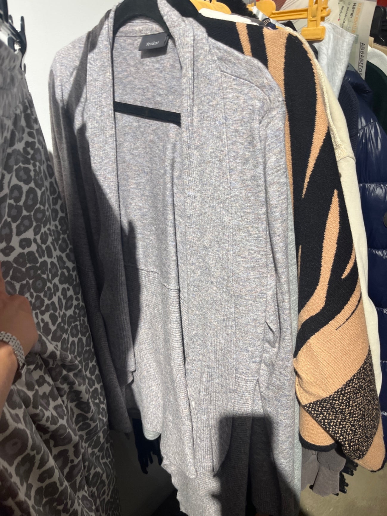 YESSICA Strickjacke Grau Gr.: M