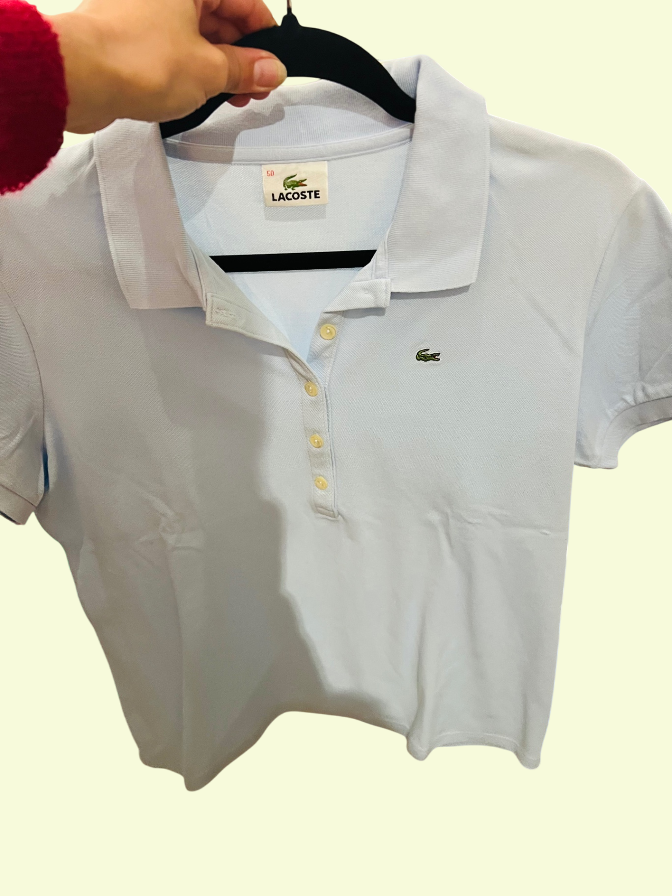 Lacoste Poloshirt Hellblau Gr.: 50