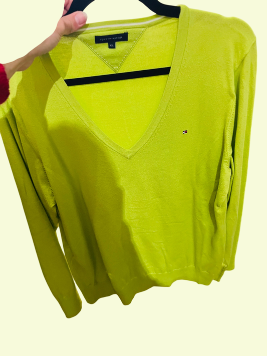 Tommy Hilfiger Pullover Hellgelb Gr.: XXL