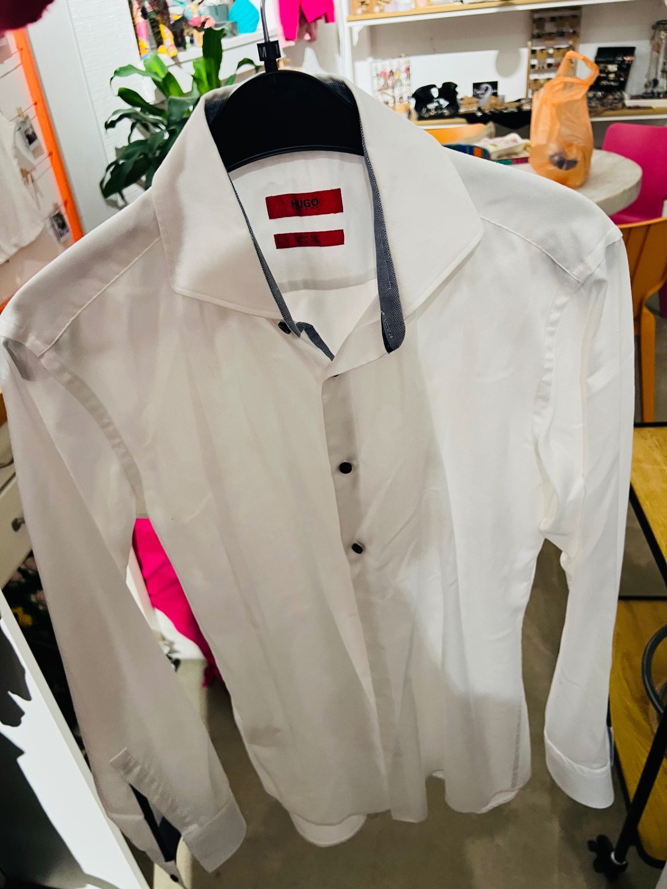 Hugo Boss Hemd Weiß Gr.: M