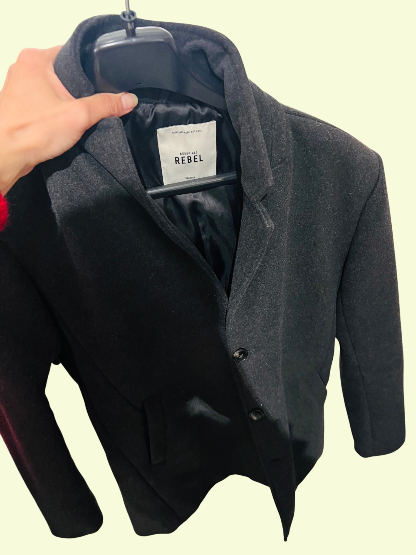 Redefined Rebell Jacke Dunkelgrau Gr.: S