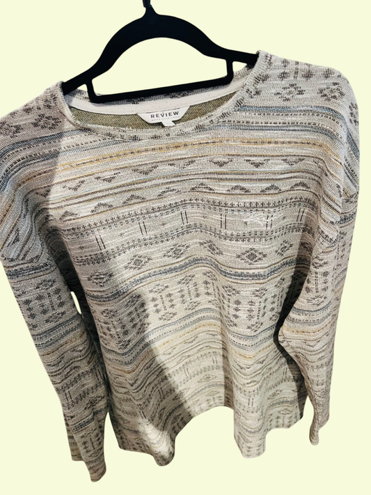 REVIEW Pullover Beige Gr.: XL