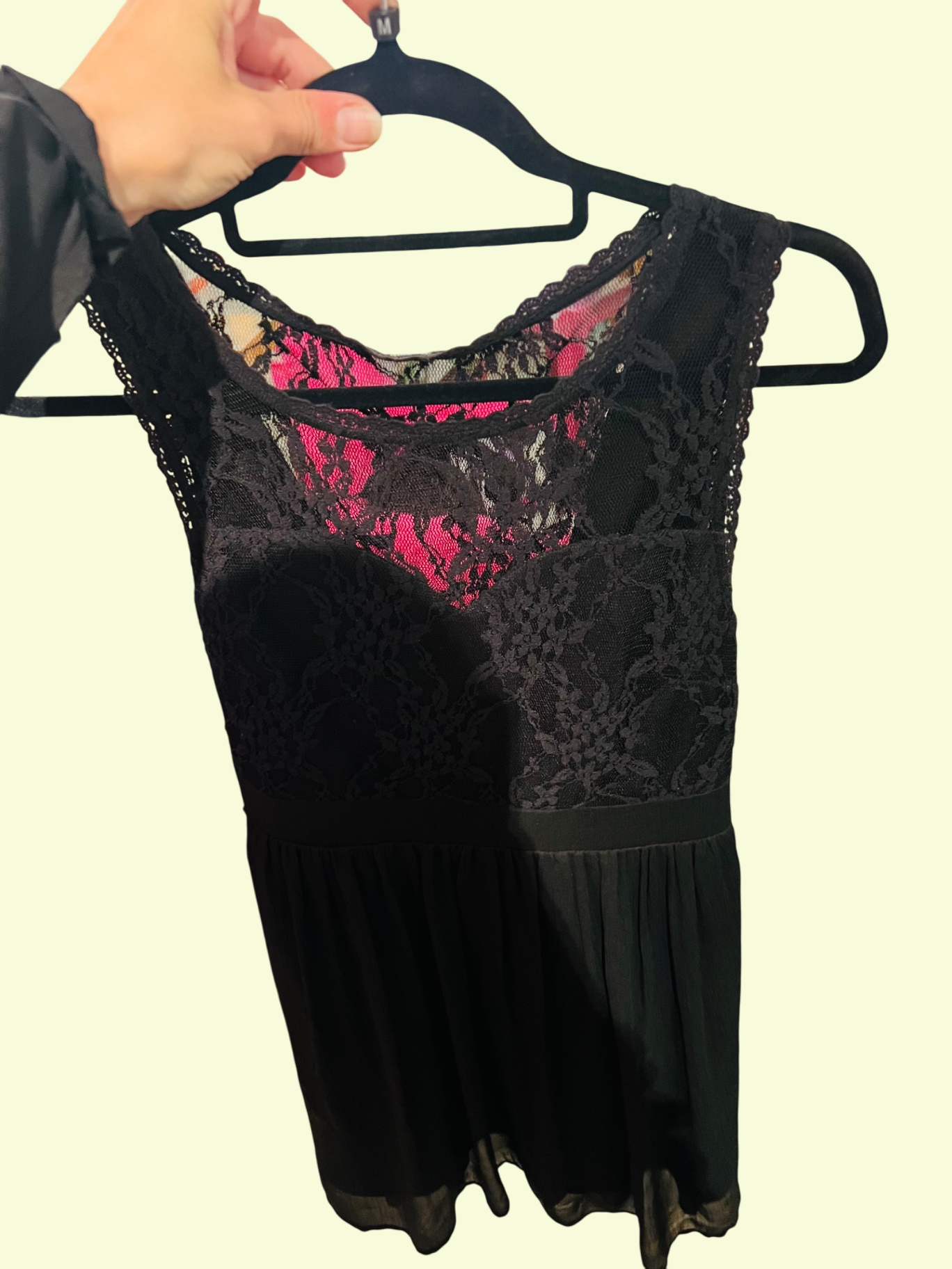 Kleid Schwarz Gr.: M