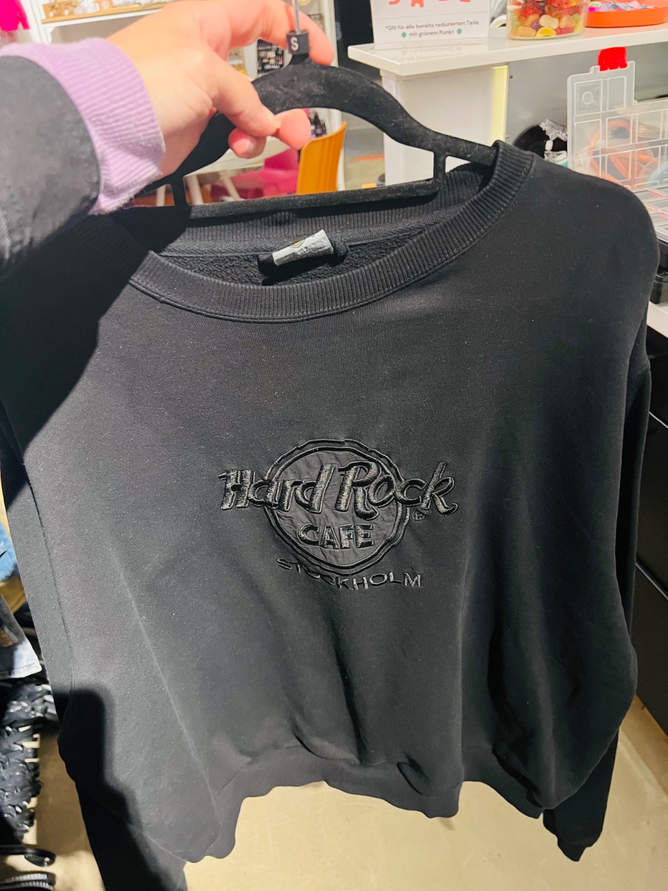Hard Rock Cafe Pullover Schwarz Gr.: M