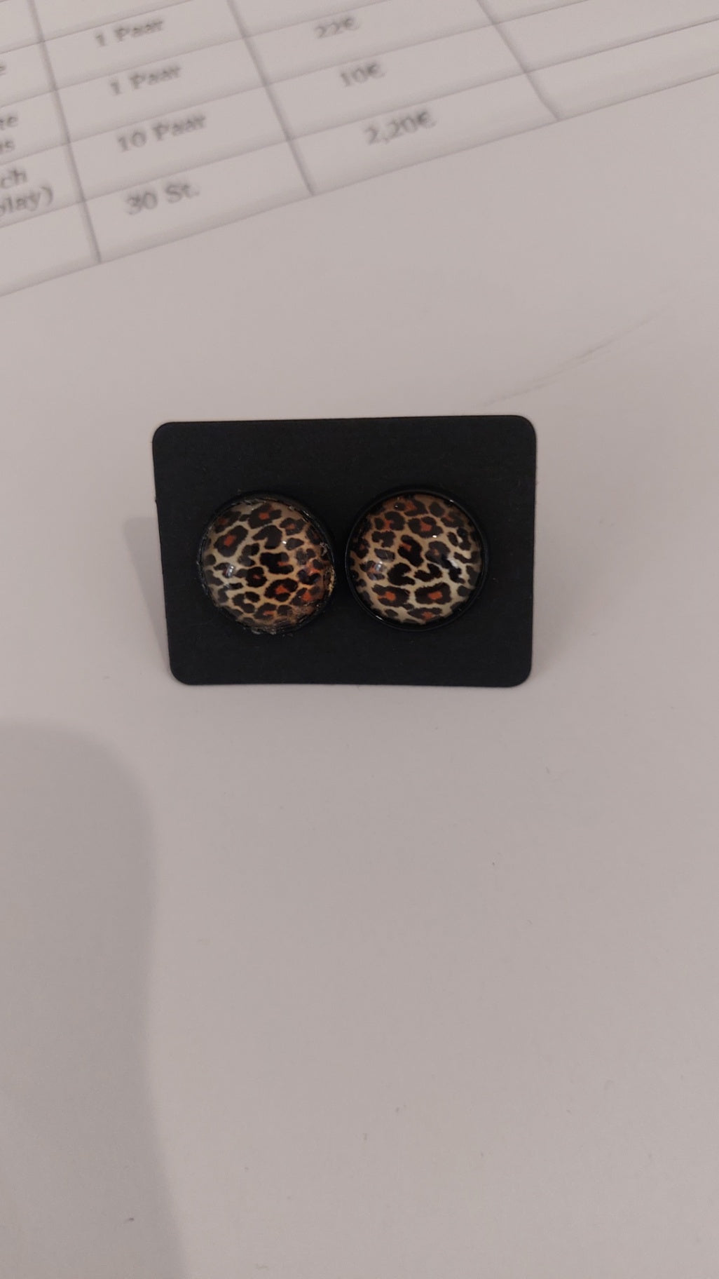 Ohrstecker Rund 