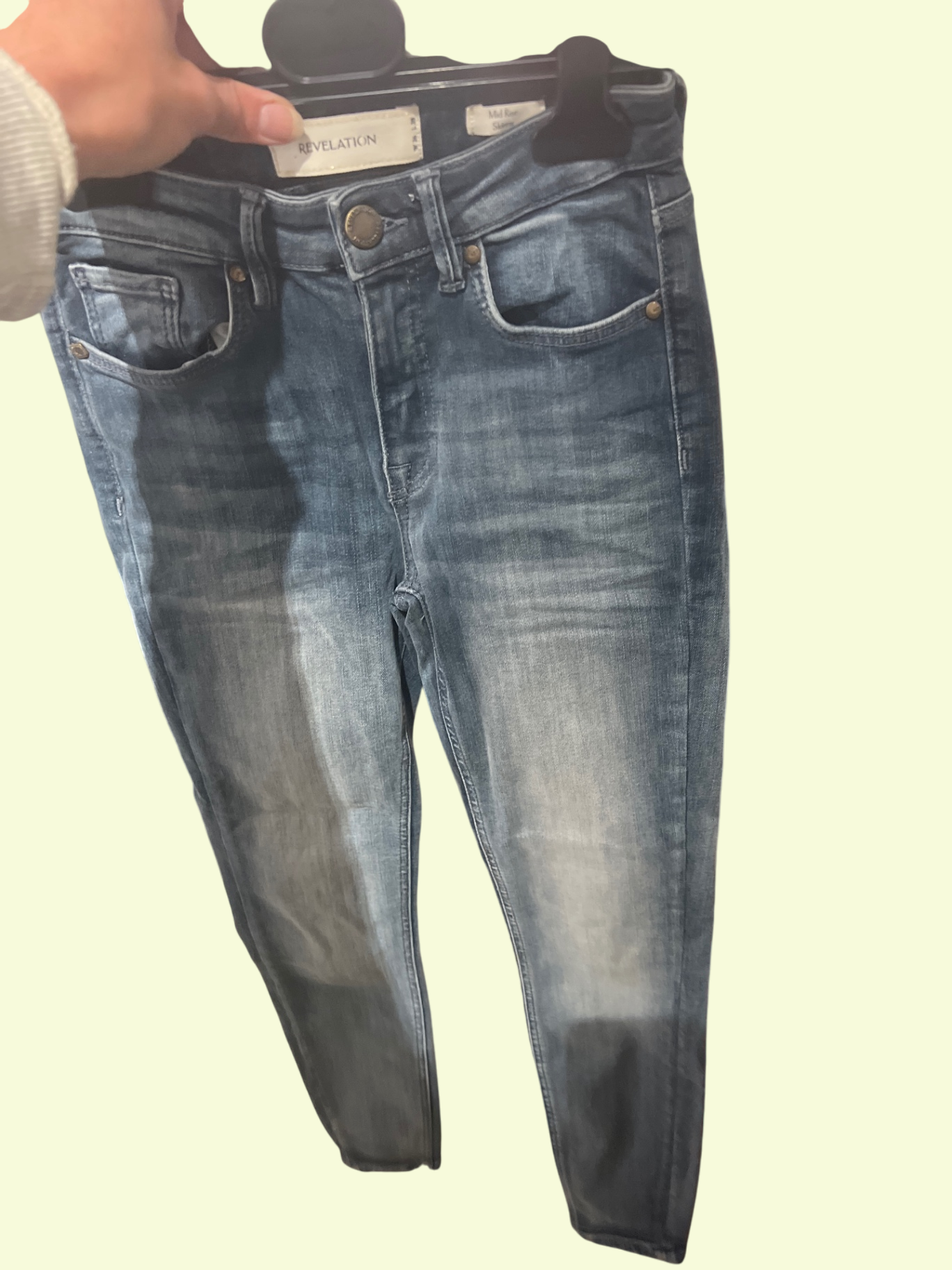 Revelation Jeans Grau Gr.: S