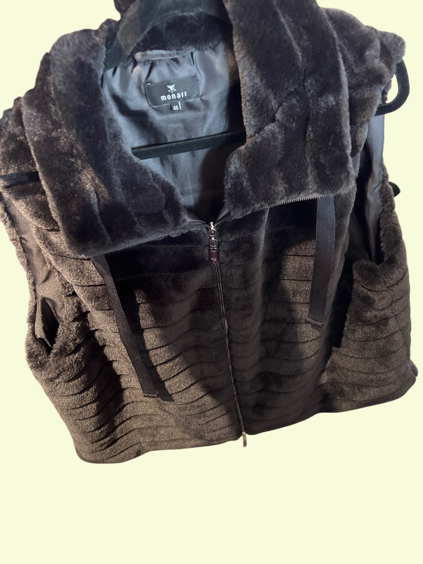 Monari Fellweste Schwarz Gr.: 46