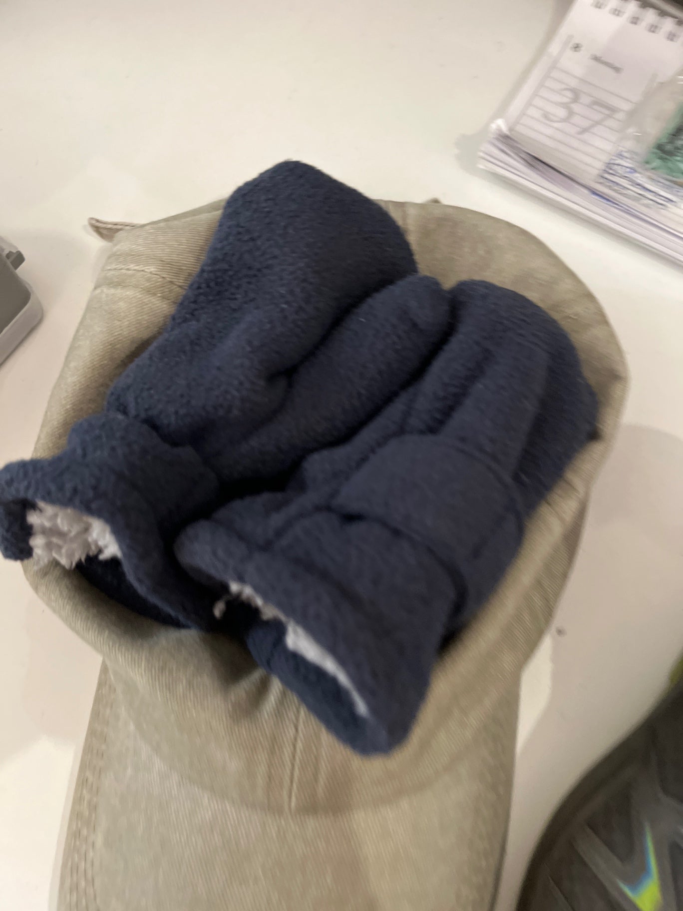 Handschuhe Dunkelblau 