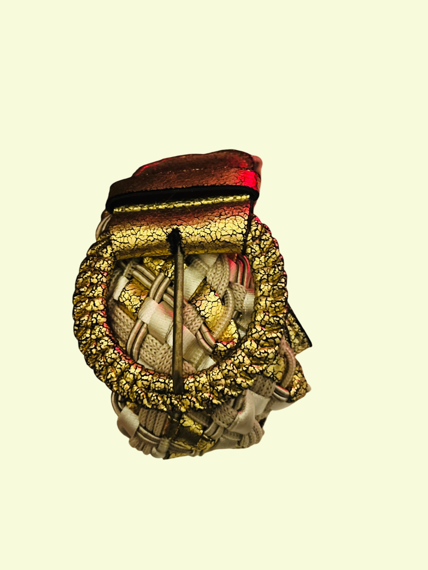 Geflochten Gürtel Gold 