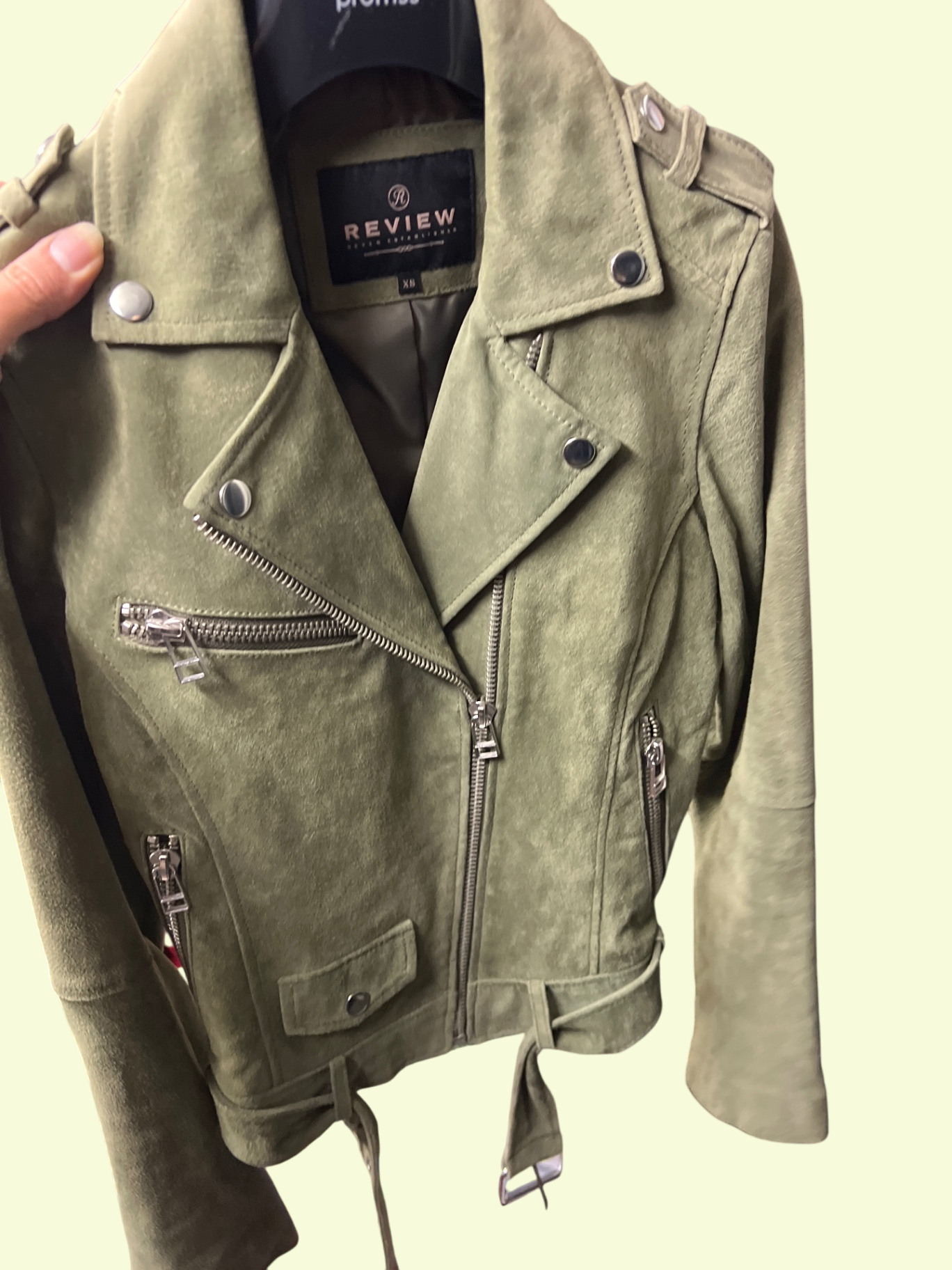 REVIEW Jacke Olivgrün Gr.: XS