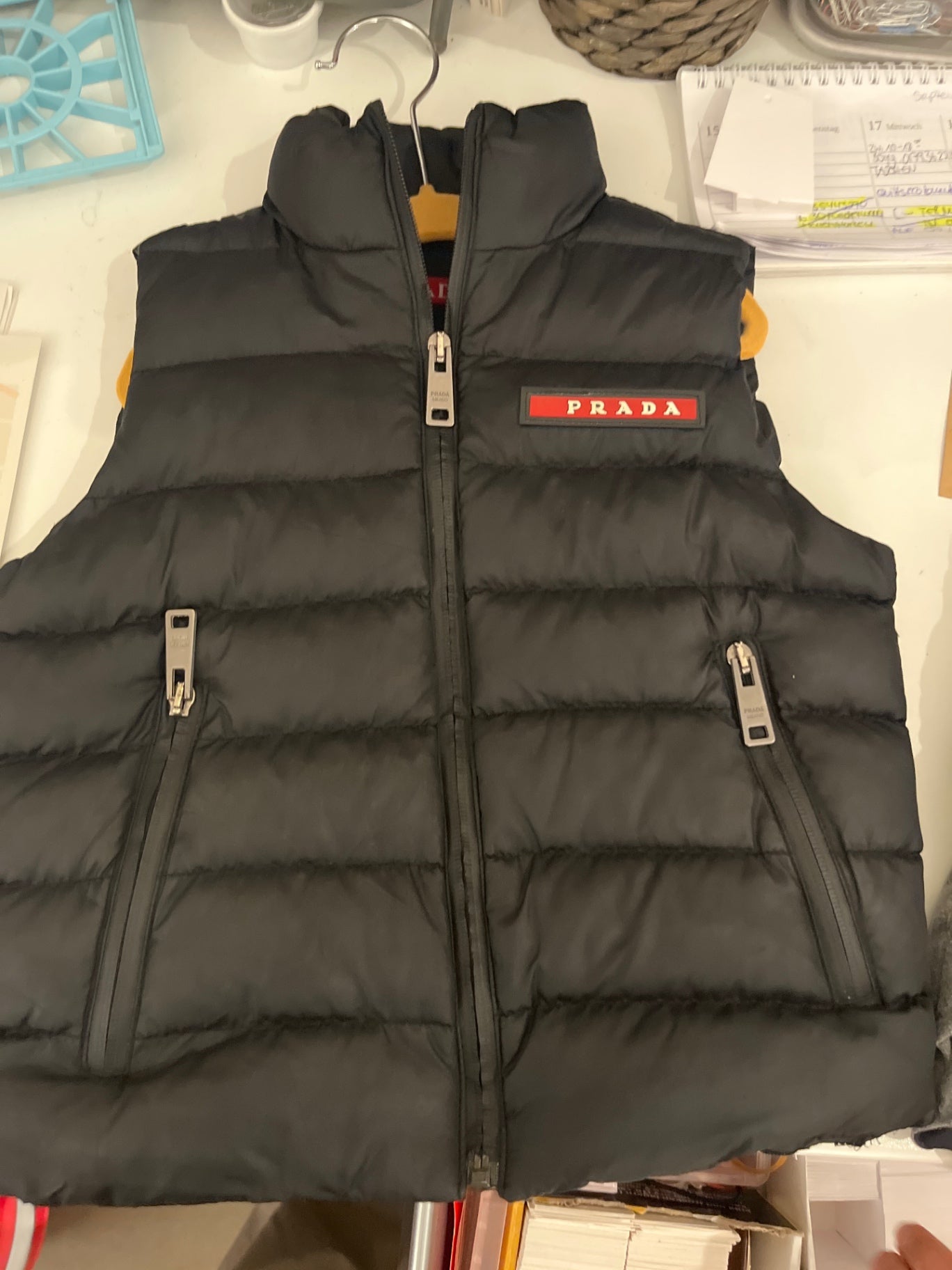 Prada Weste Schwarz Gr.: 98