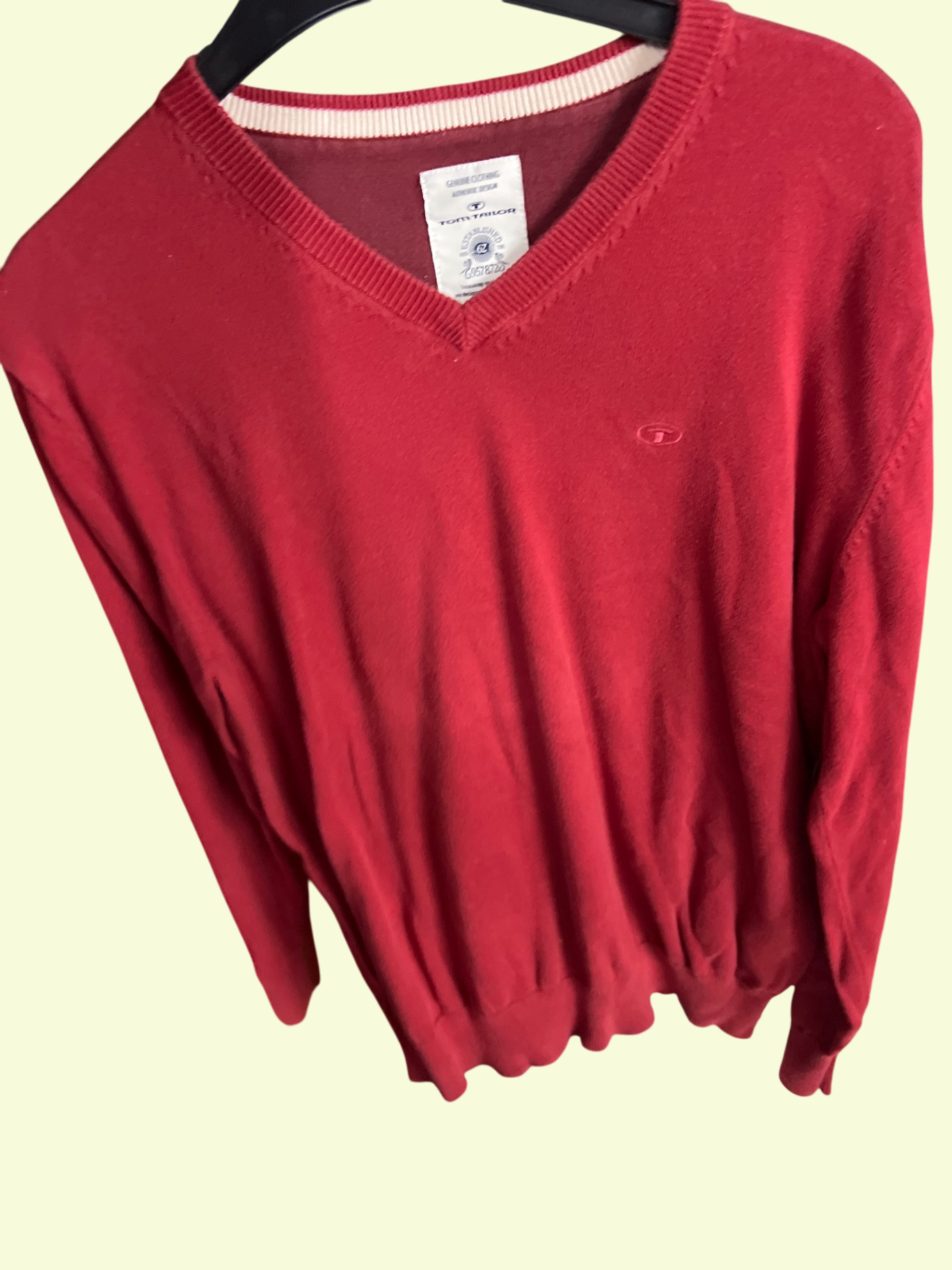 Tom Tailor Pullover Rot Gr.: L