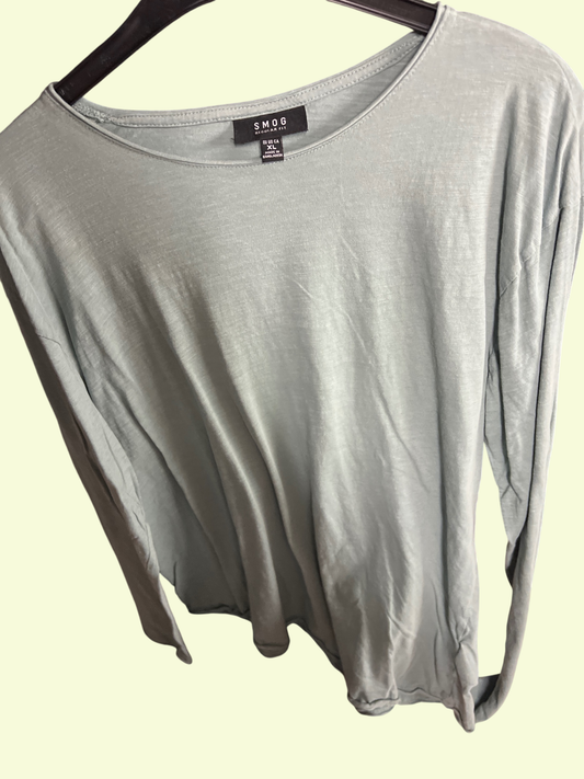SMOG Langarmshirt Grün Gr.: XL