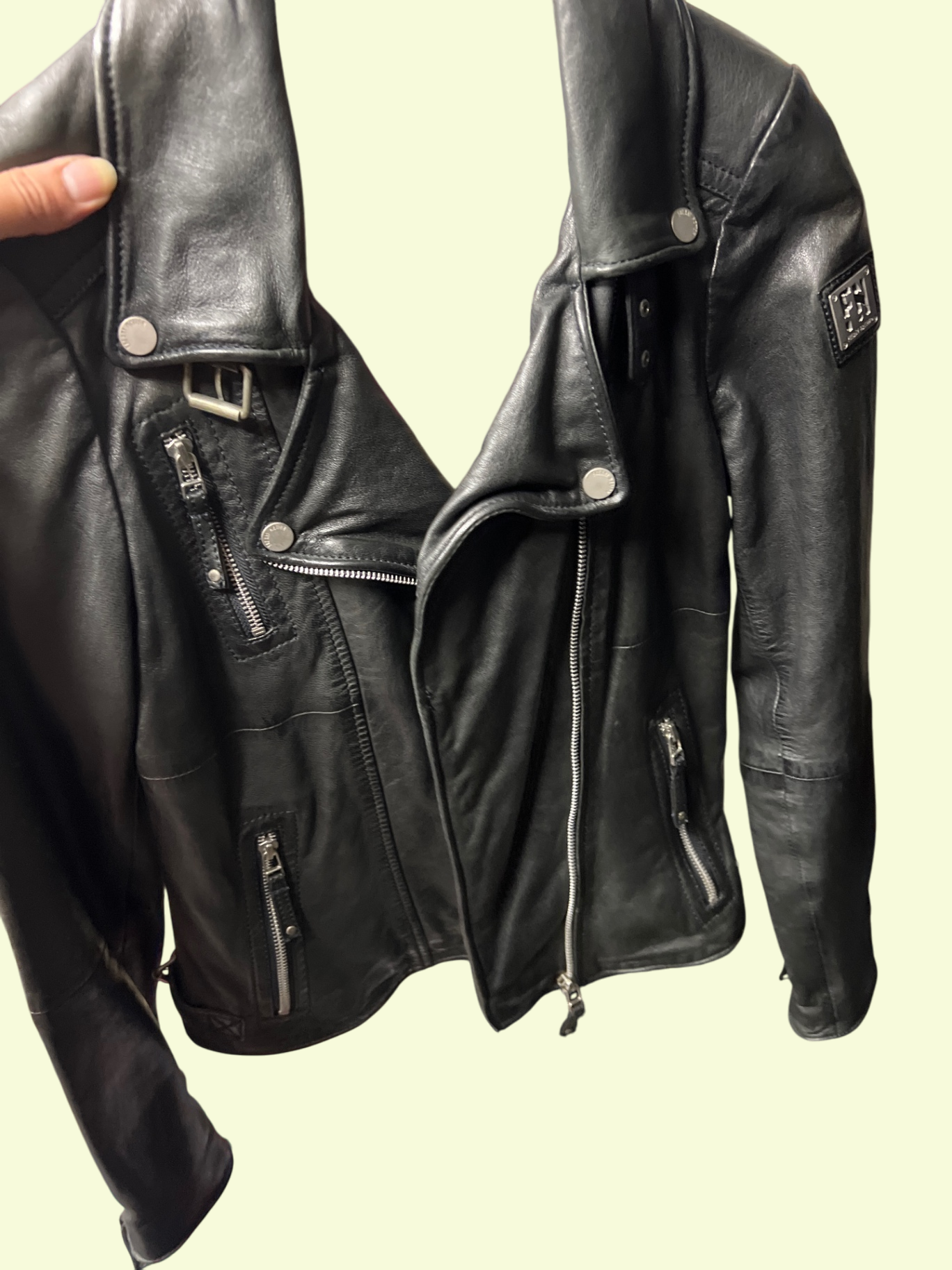 Gipsy Lederjacke Schwarz Gr.: M