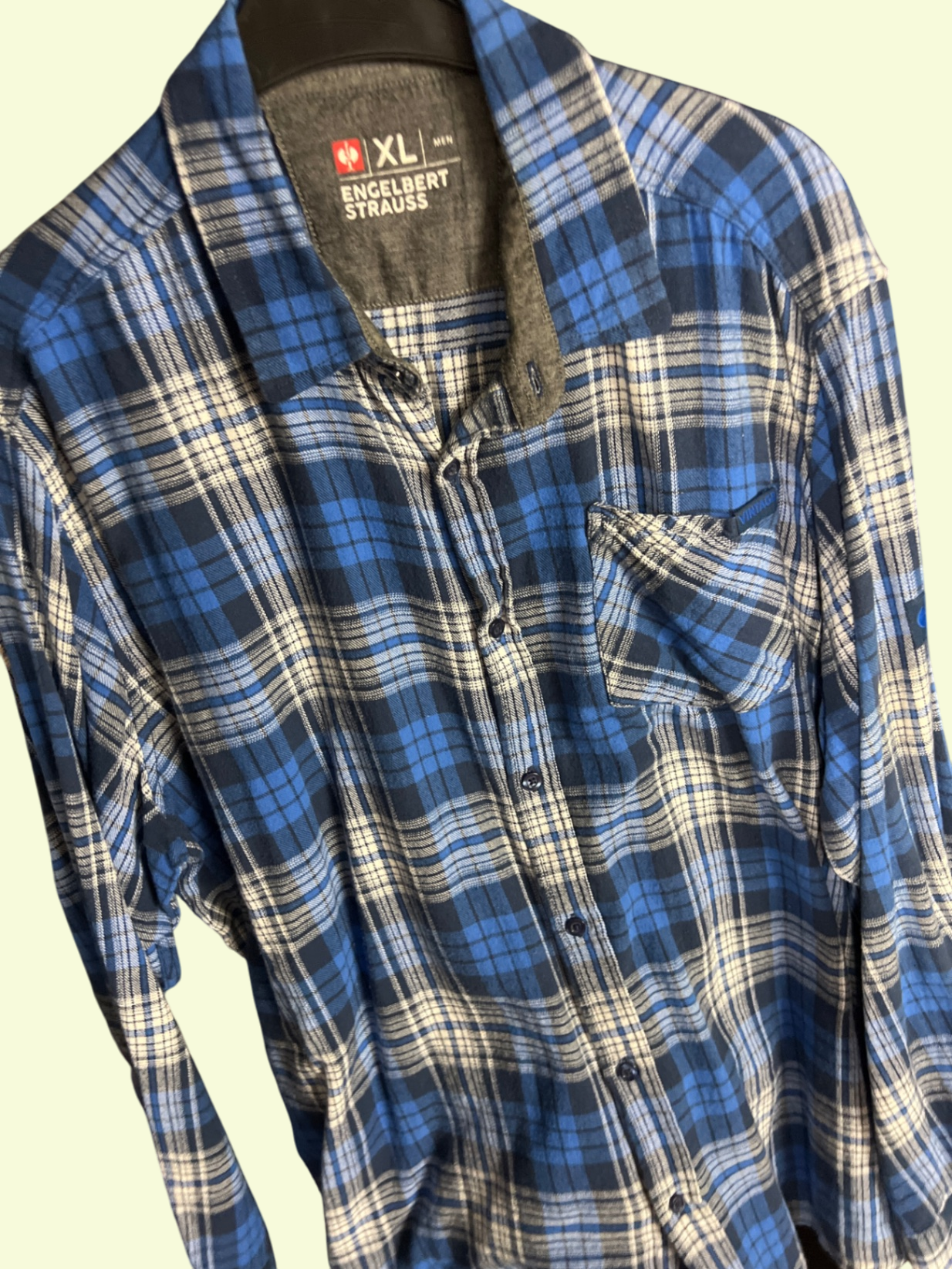 Engelbert Strauss Hemd Blau Gr.: XL
