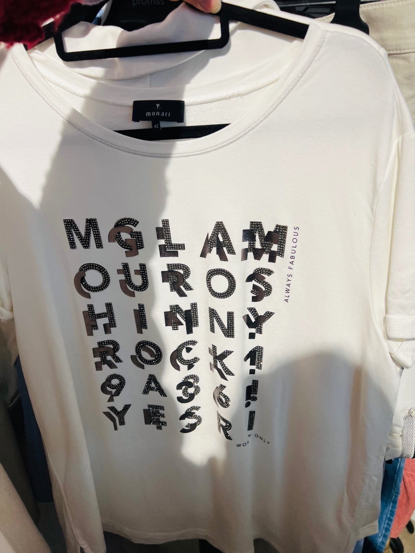Monari T-Shirt Weiß Gr.: XL