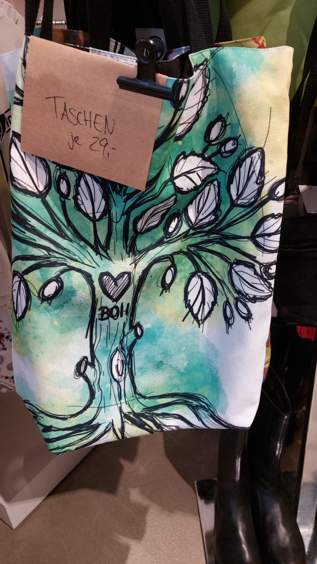 HELLY POP UP Tasche mit Print