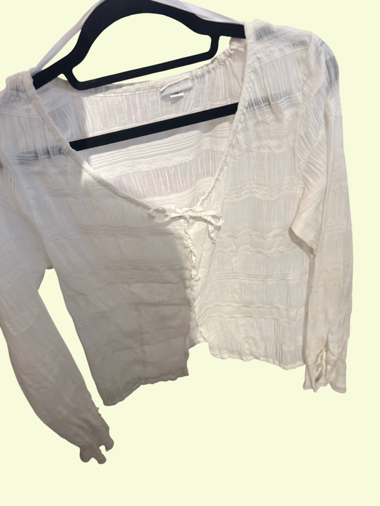 Tru Bluse Weiß Gr.: L