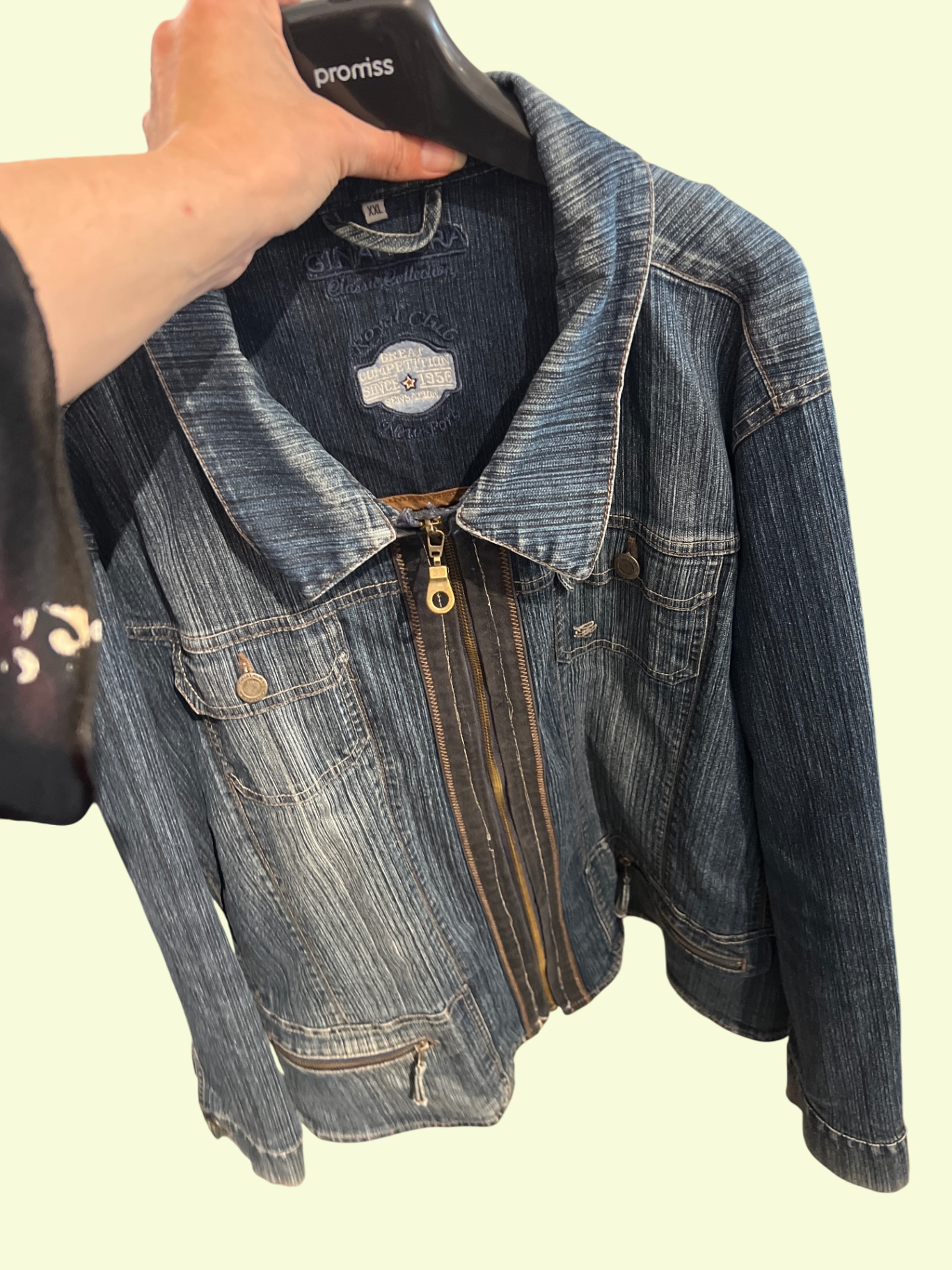 Gina Laura Jeansjacke Blau Gr.: XXL