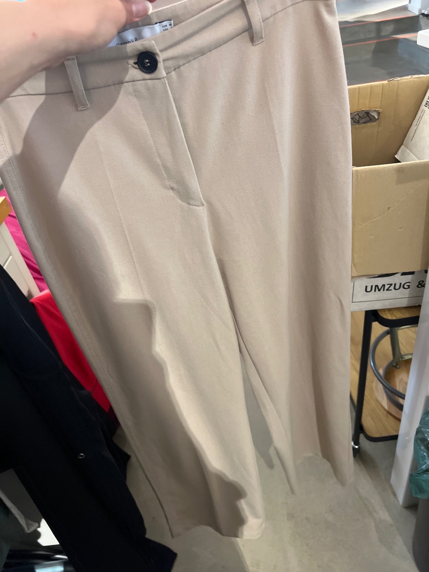 Bershka Hose Beige Gr.: M