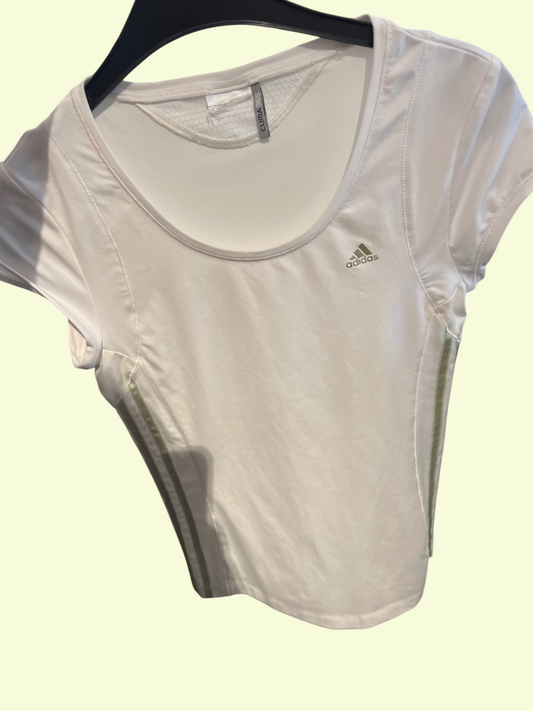 adidas T-Shirt Weiß Gr.: S