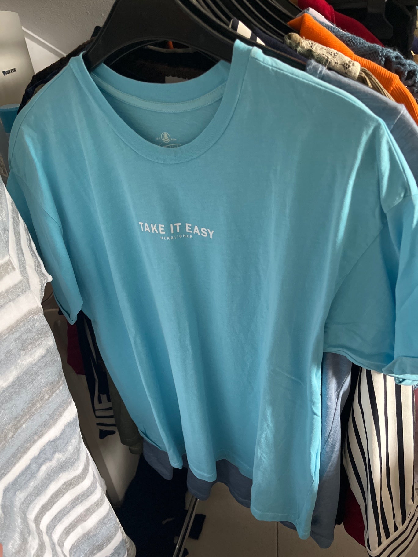 Herrlicher T-Shirt Hellblau Gr.: Xs