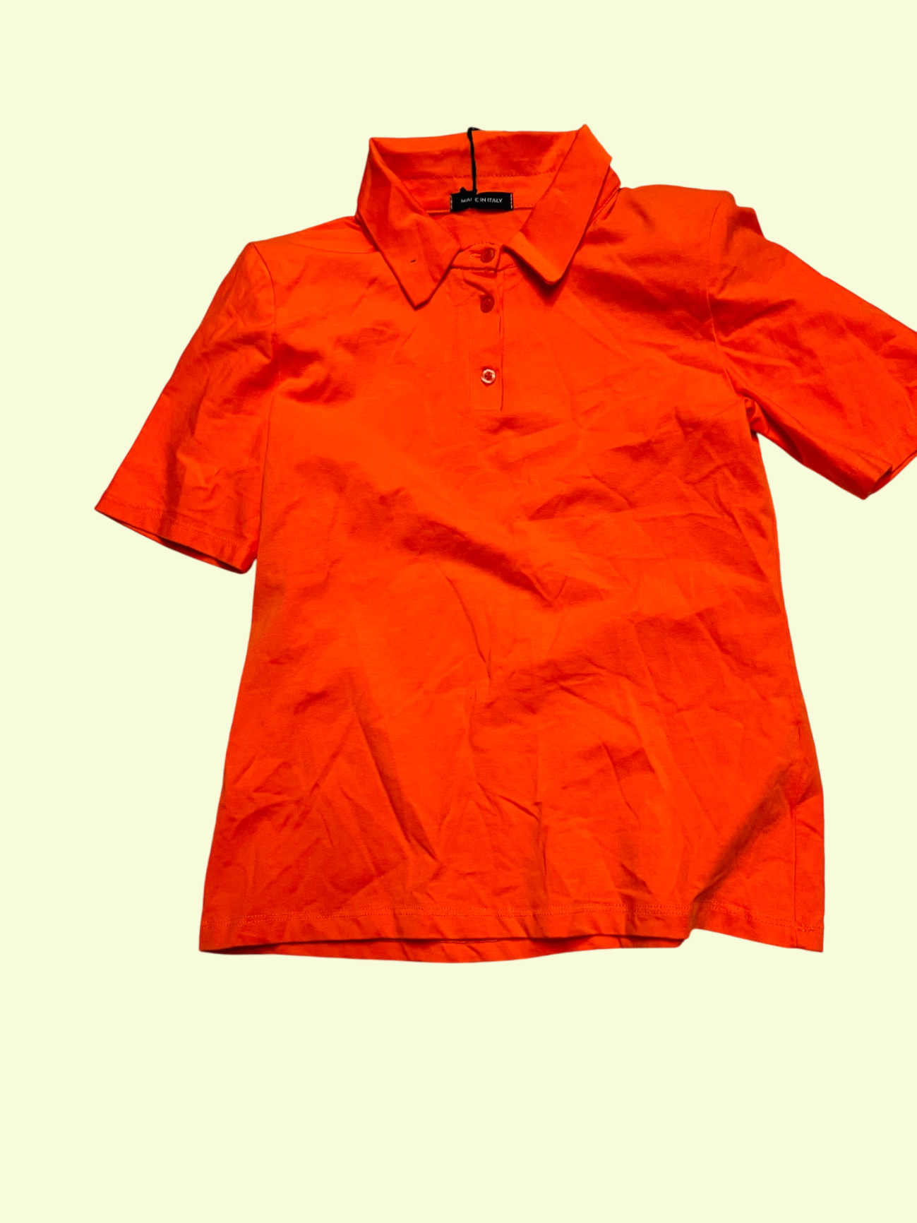 Made in Italy T-Shirt Orange Gr.: M