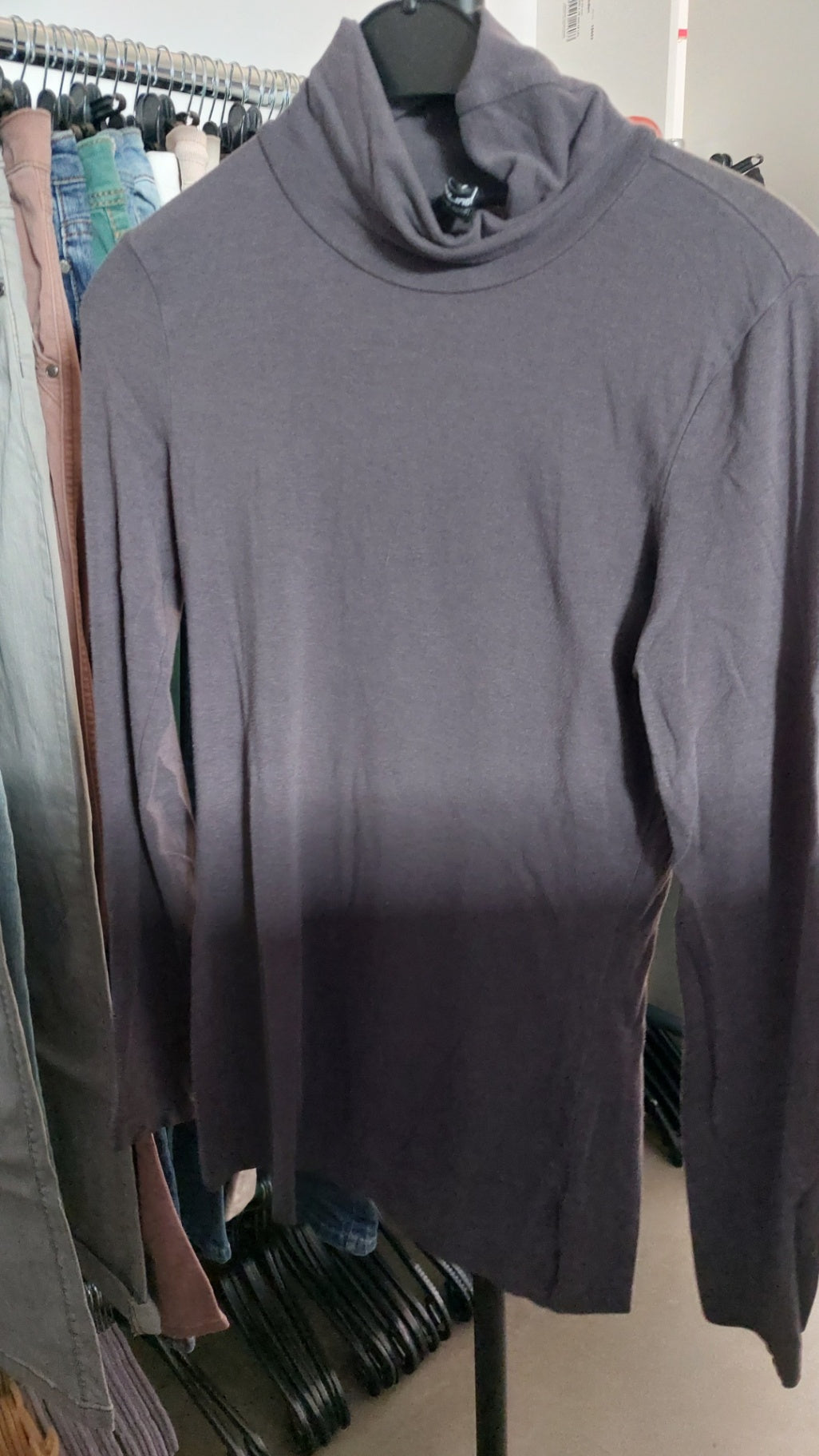 Blind Date Langarmshirt Grau Gr.: L