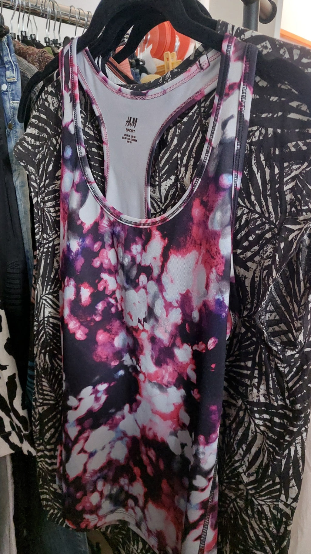 H&M Sporttop Bunt Gr.: M