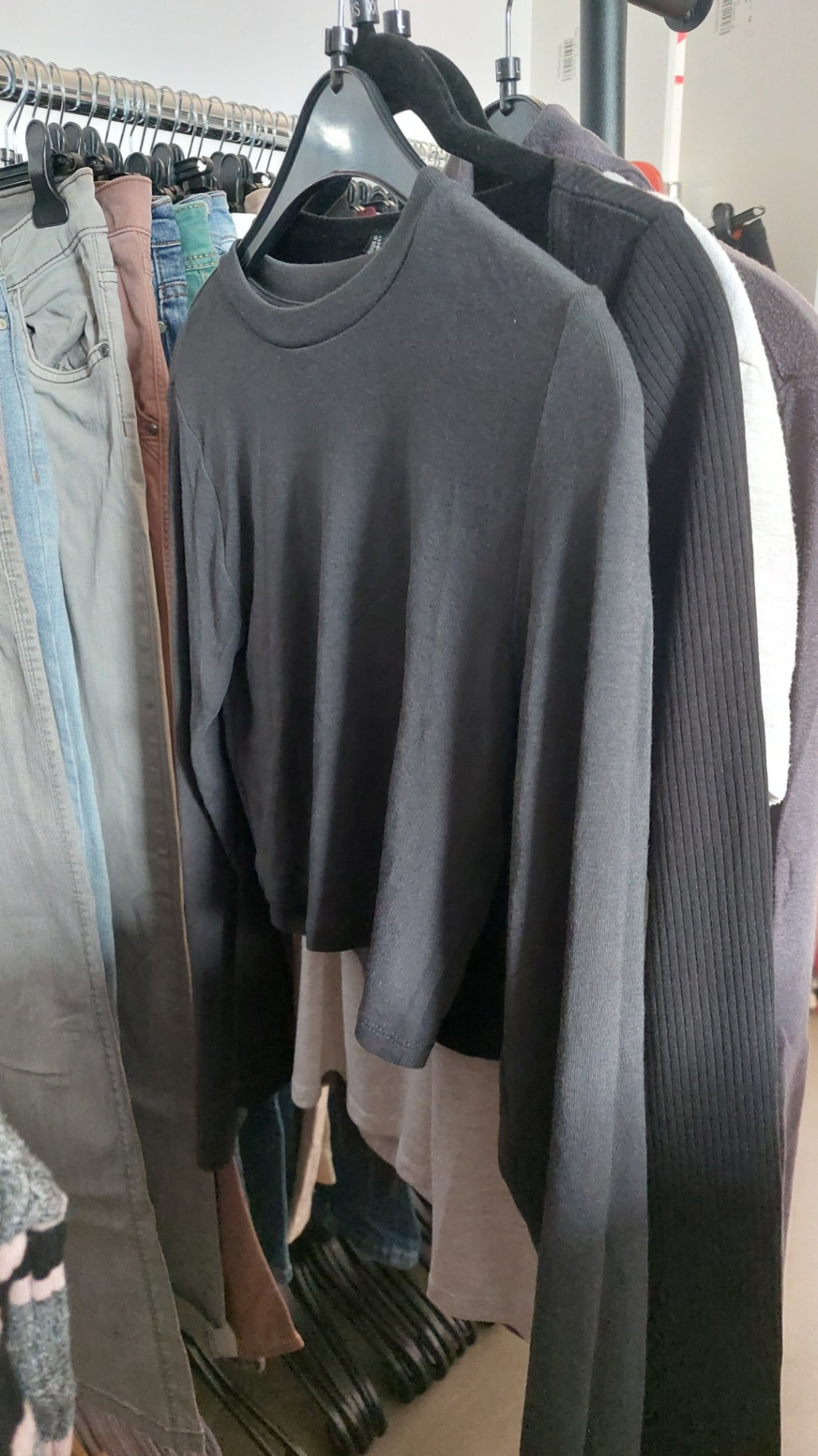 Zara Oberteil Grau Gr.: L