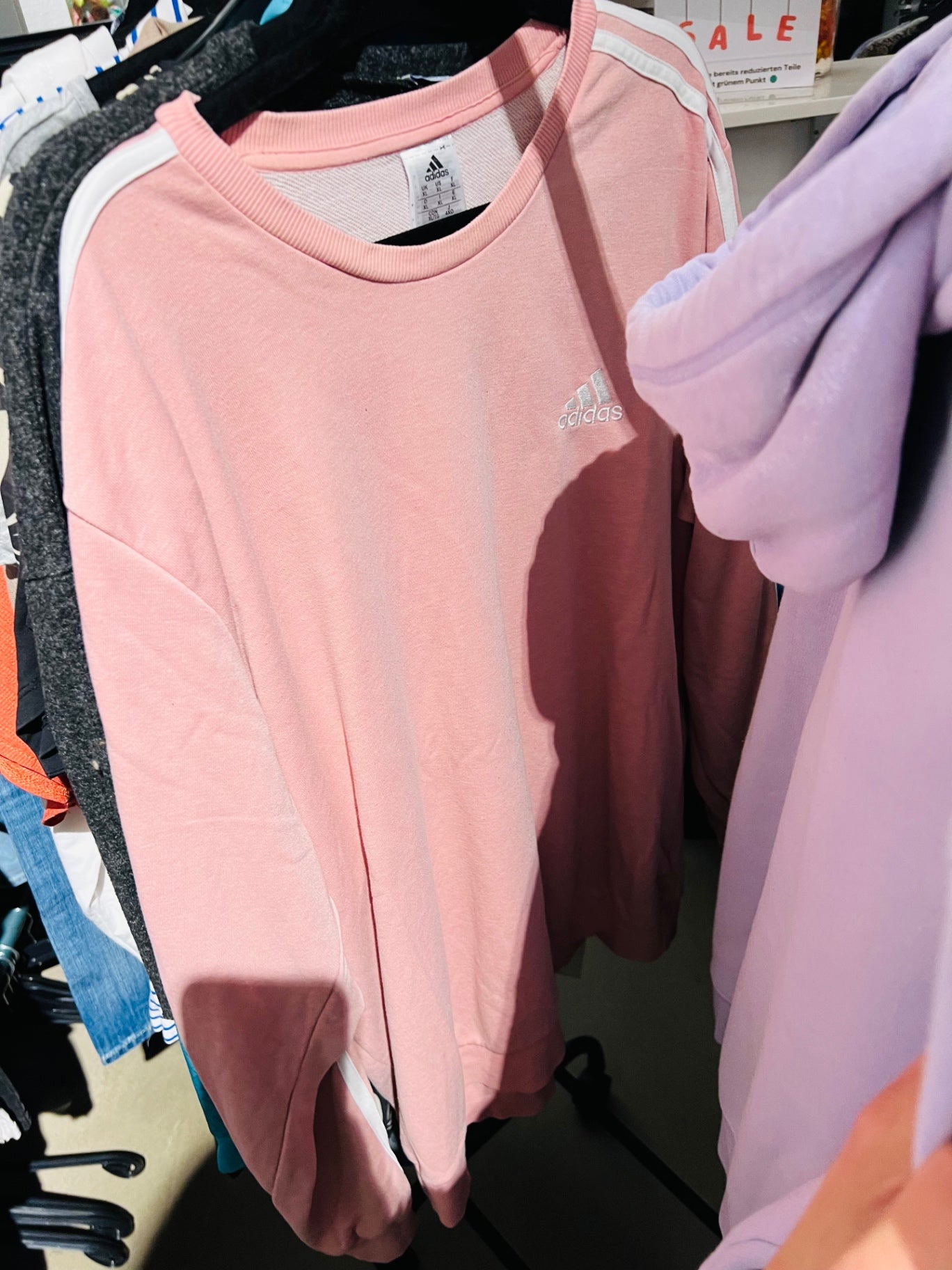 adidas Pullover Rosa Gr.: XL