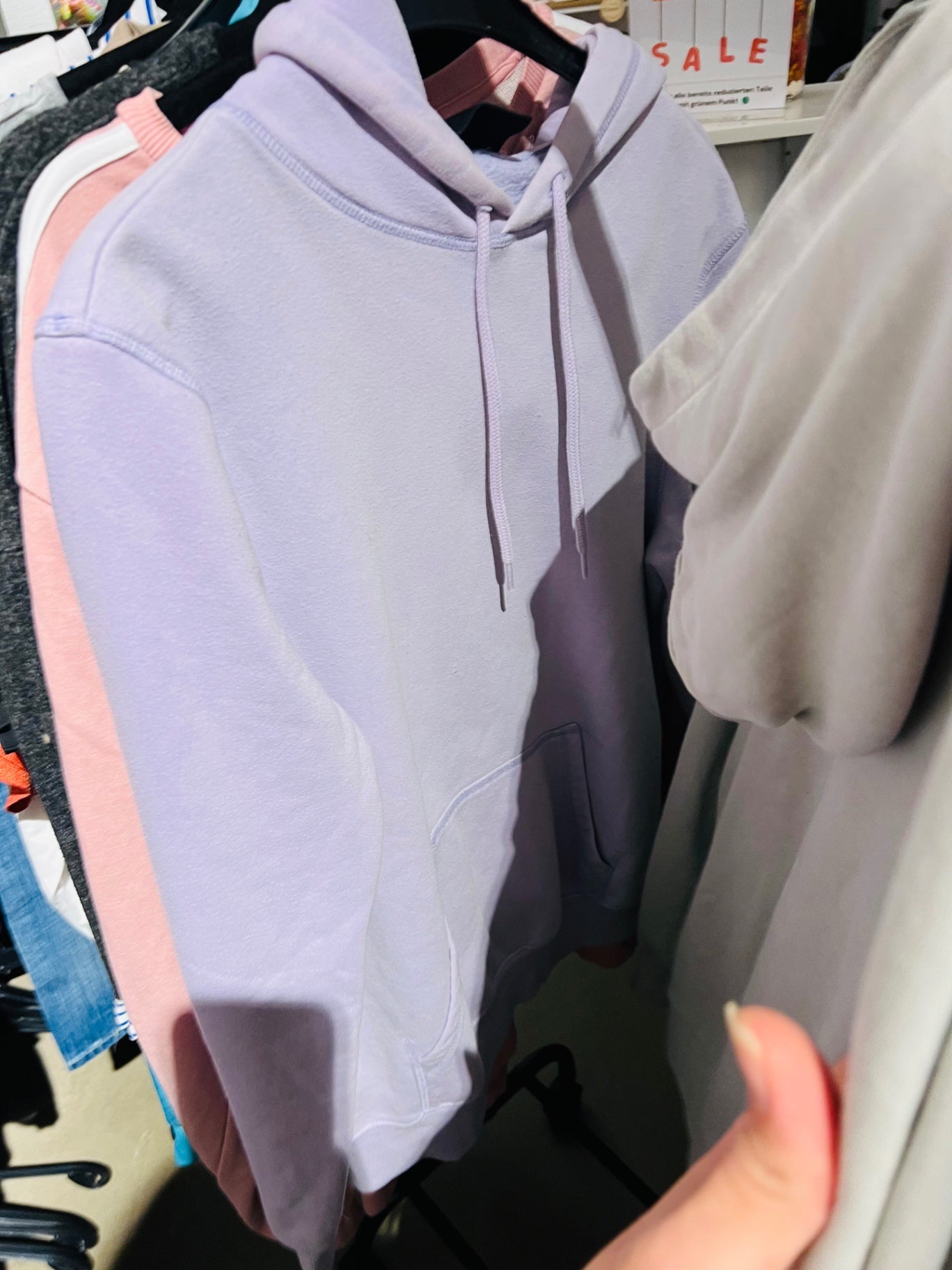 H&M Hoodie Helllila Gr.: S
