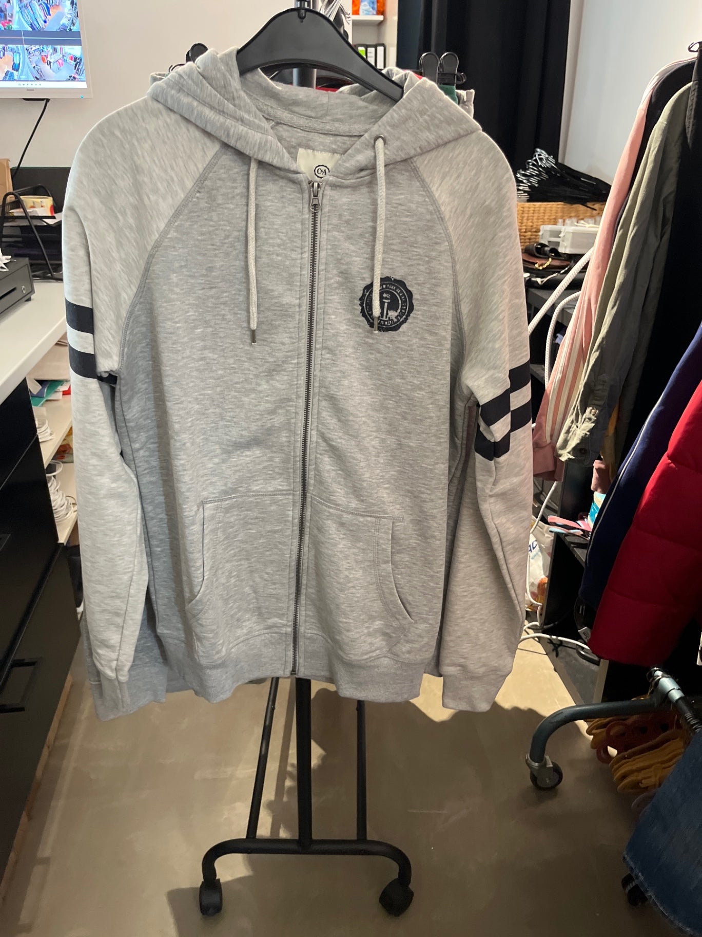 C&A Sweatjacke Grau Gr.: M