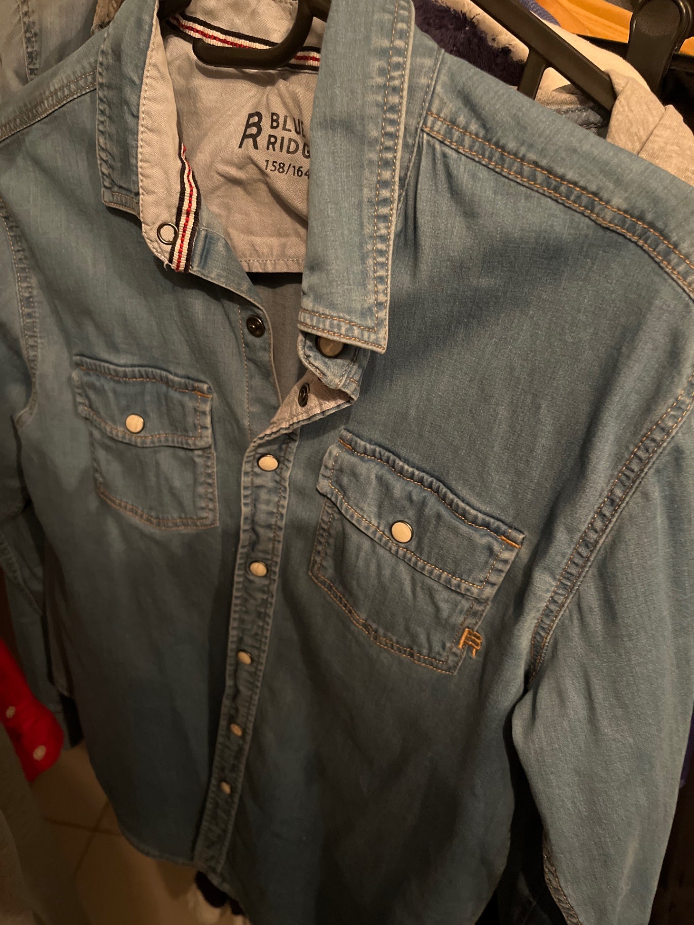Blue Ridge Jeanshemd Gr.: 158/164