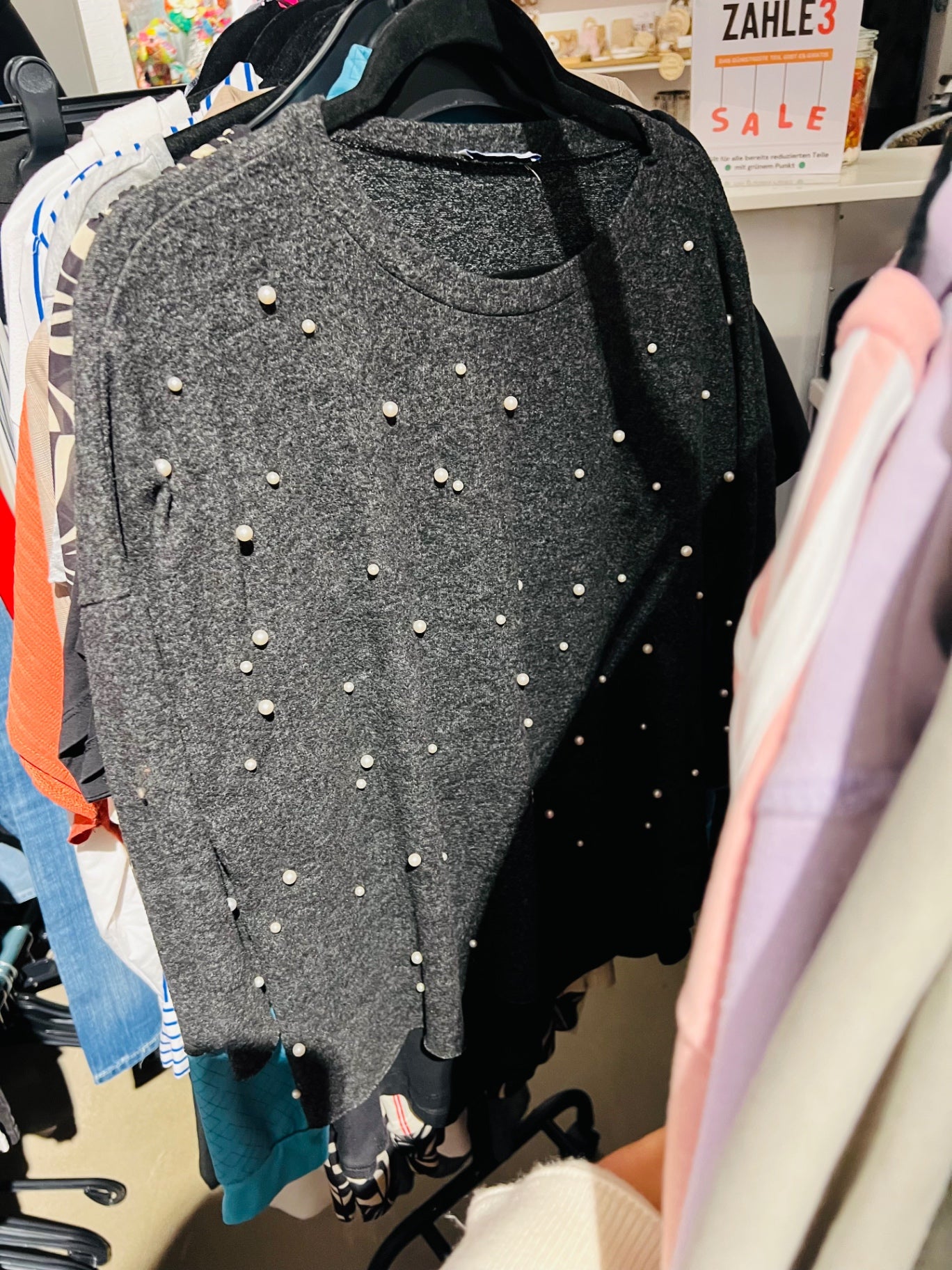 Zara Pullover Grau Gr.: L