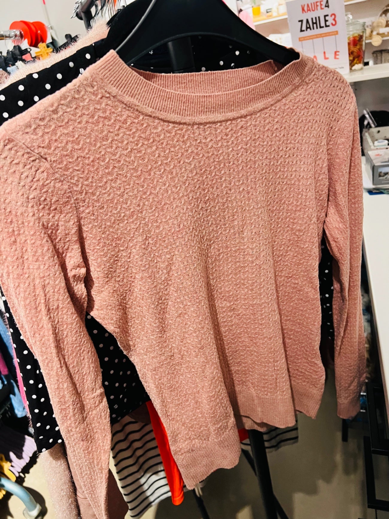 H&M Pullover Rosa Gr.: S