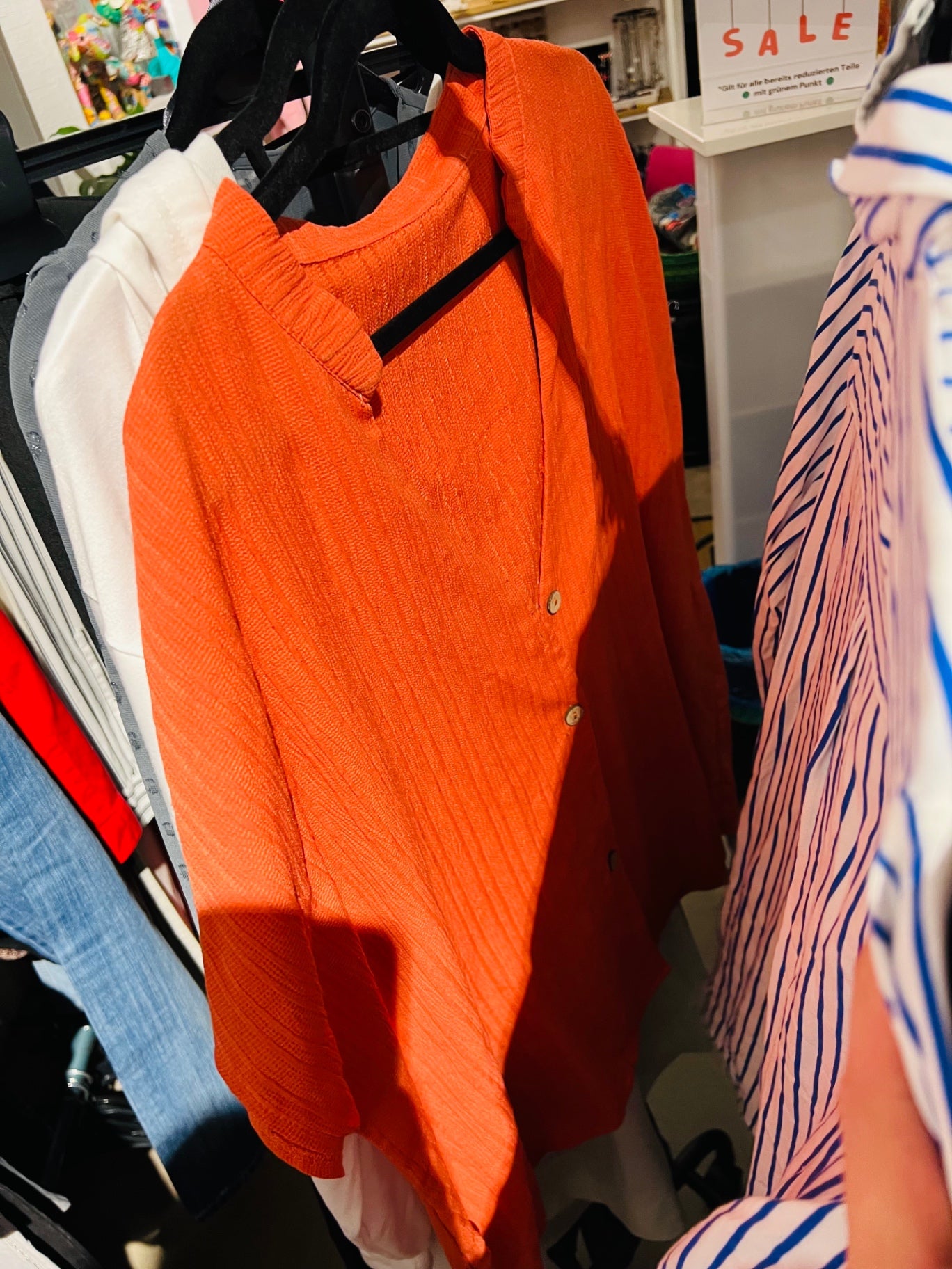 Bluse Orange Gr.: L