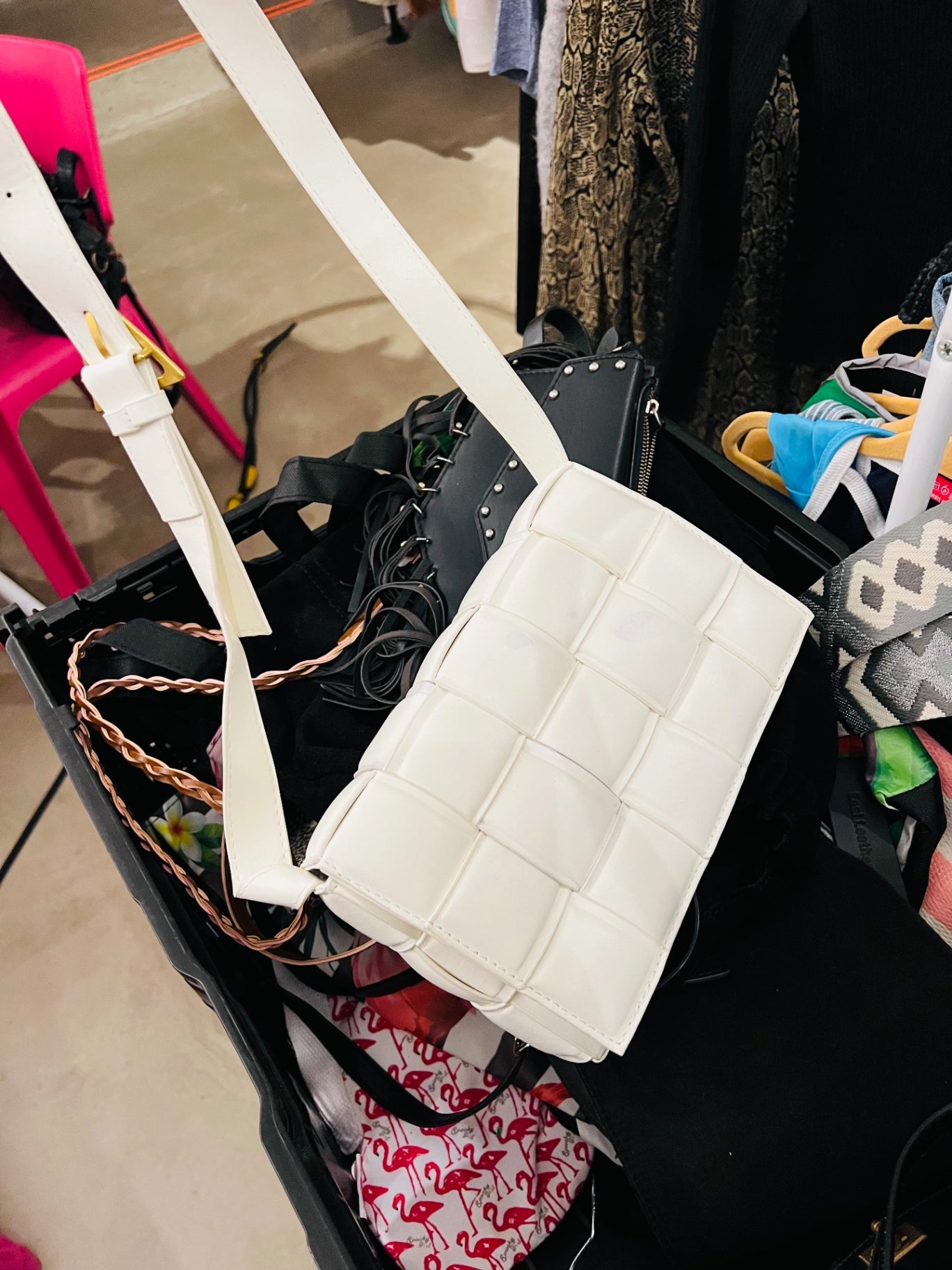 Handtasche Weiß 
