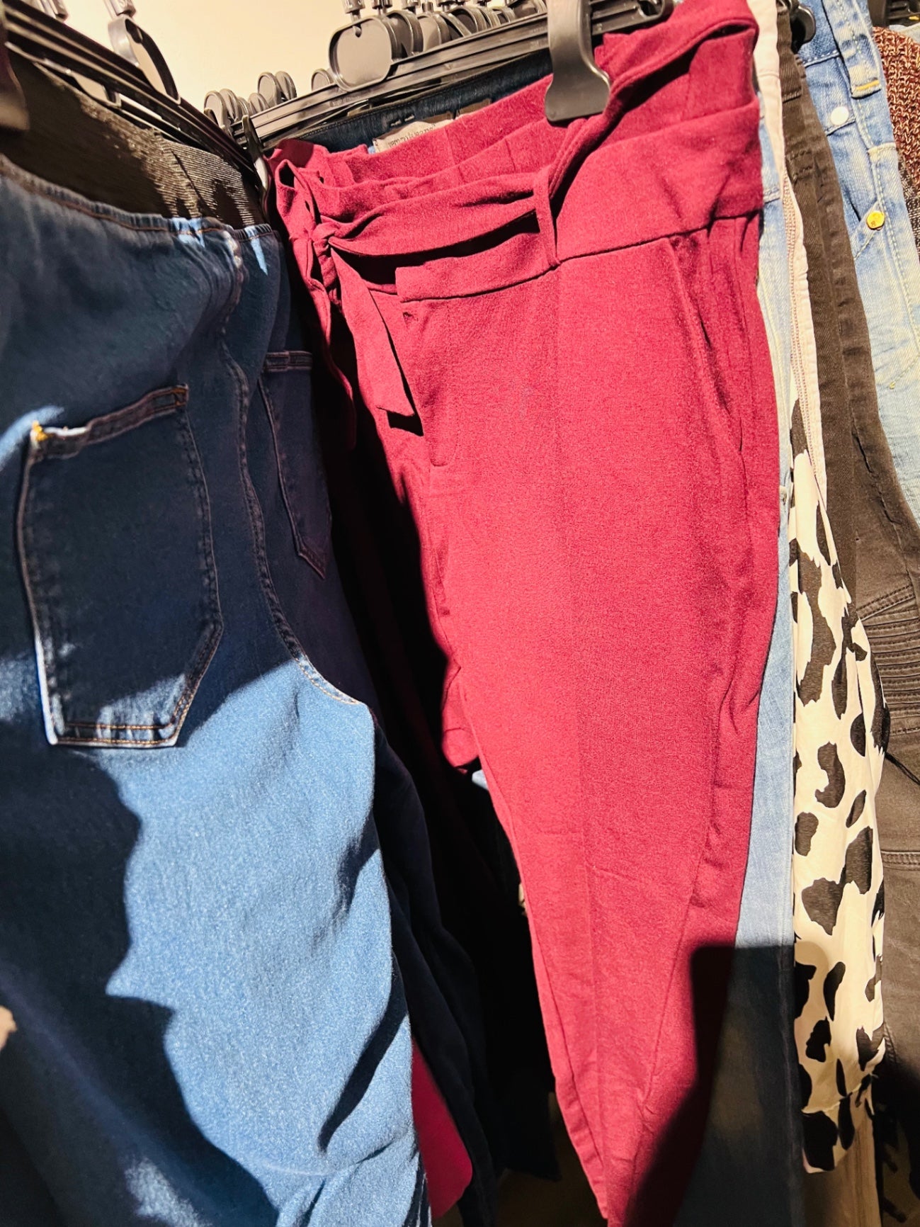 VERO MODA Hose Rot Gr.: 3XL