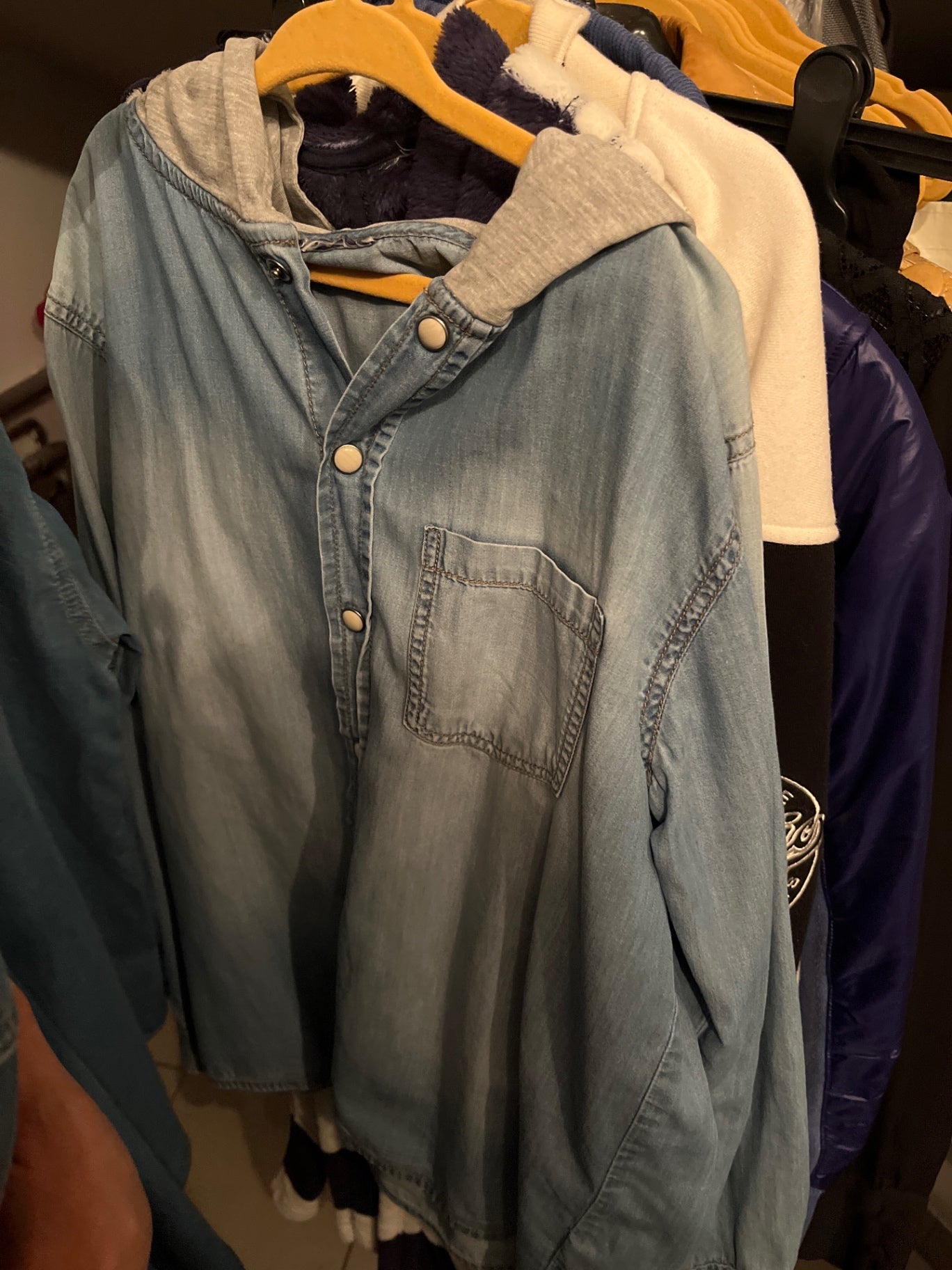 Yigga Jeanshemd Denim grau Gr.: 146/152