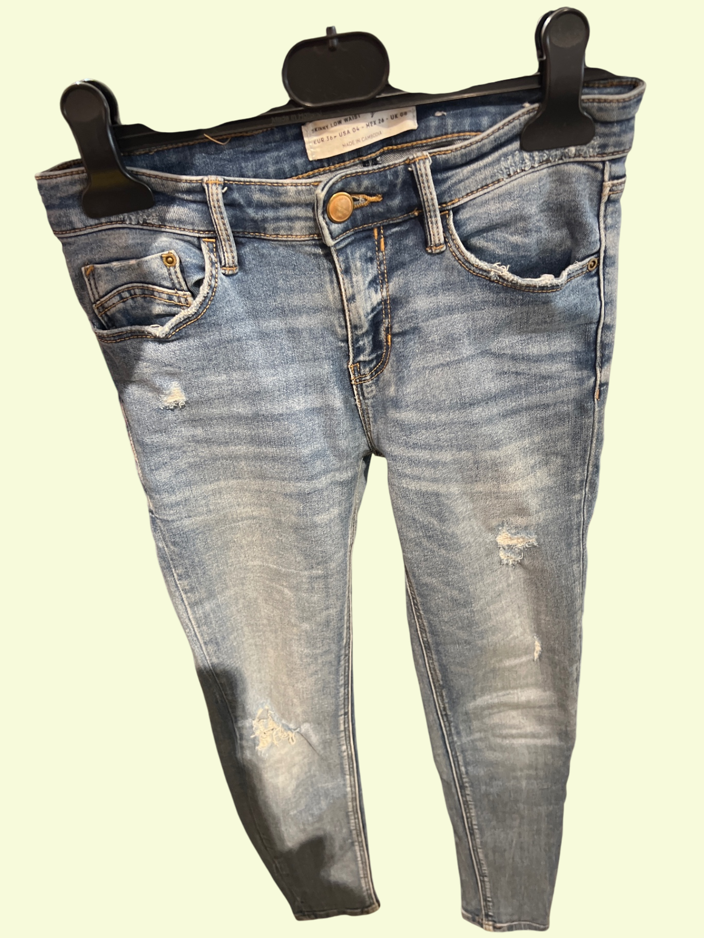 Stradivarius Jeans Blau Gr.: S