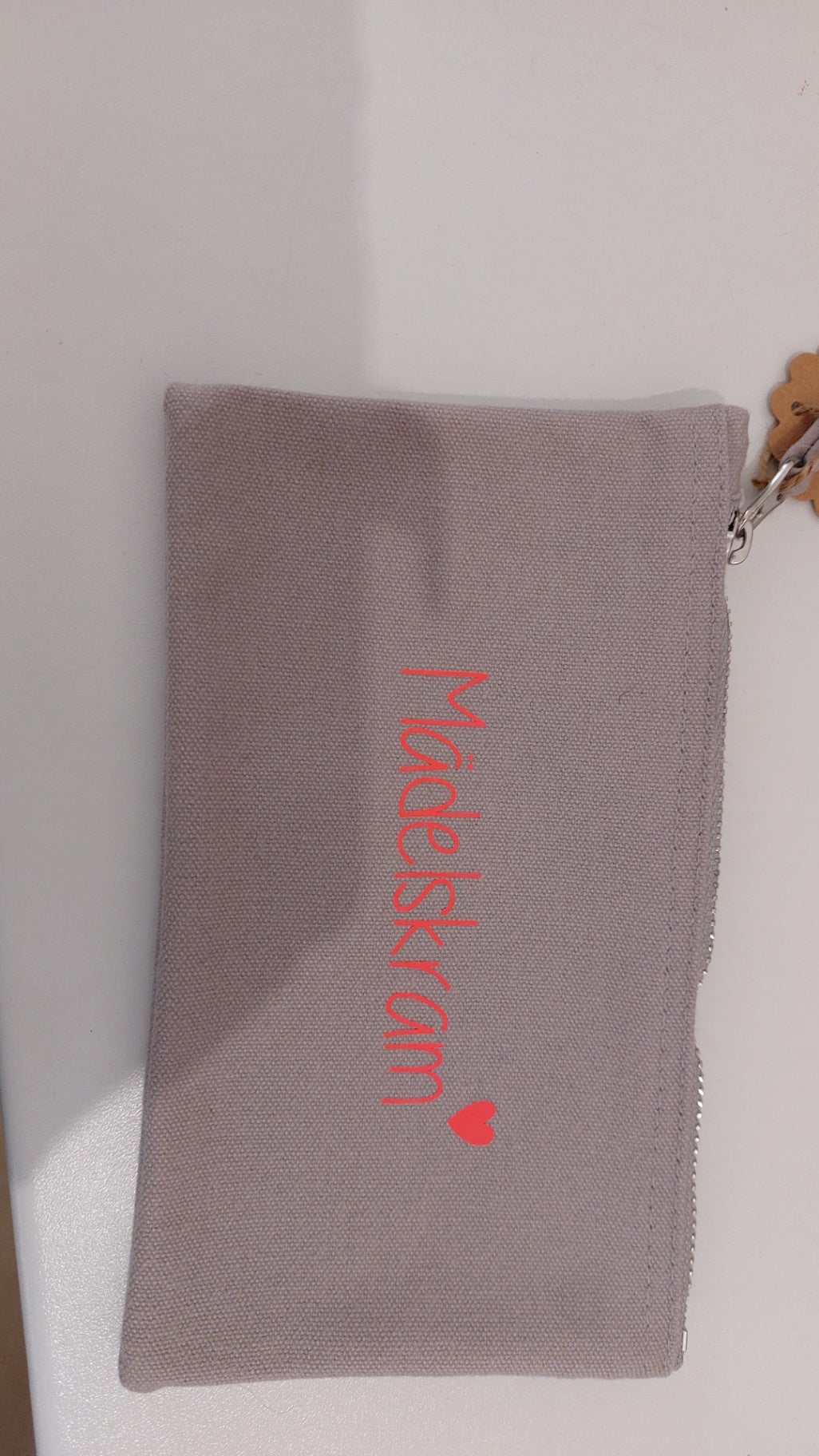 TischGlück Kosmetiktasche Grau