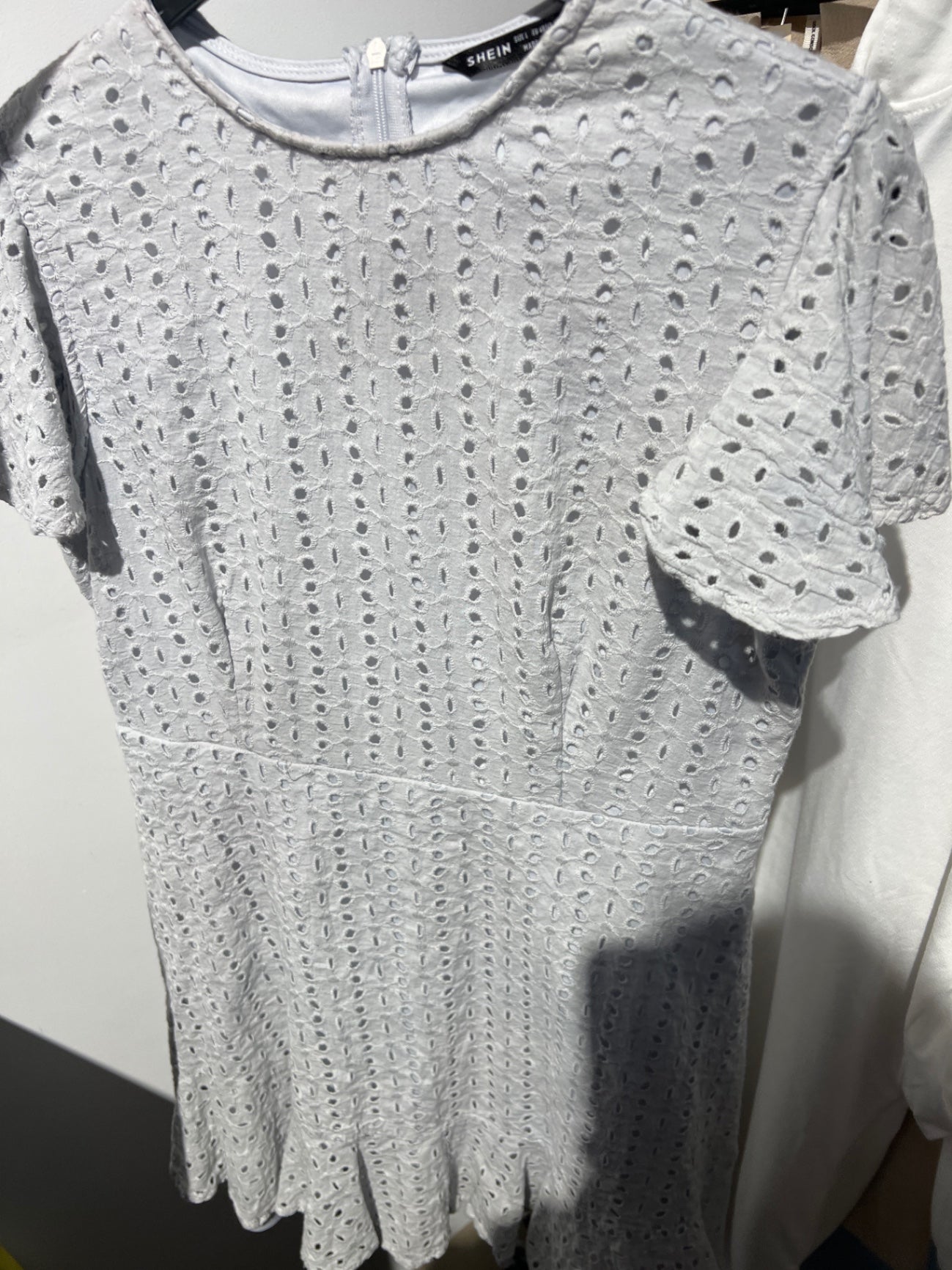 SHEIN Kleid Hellgrau Gr.: L